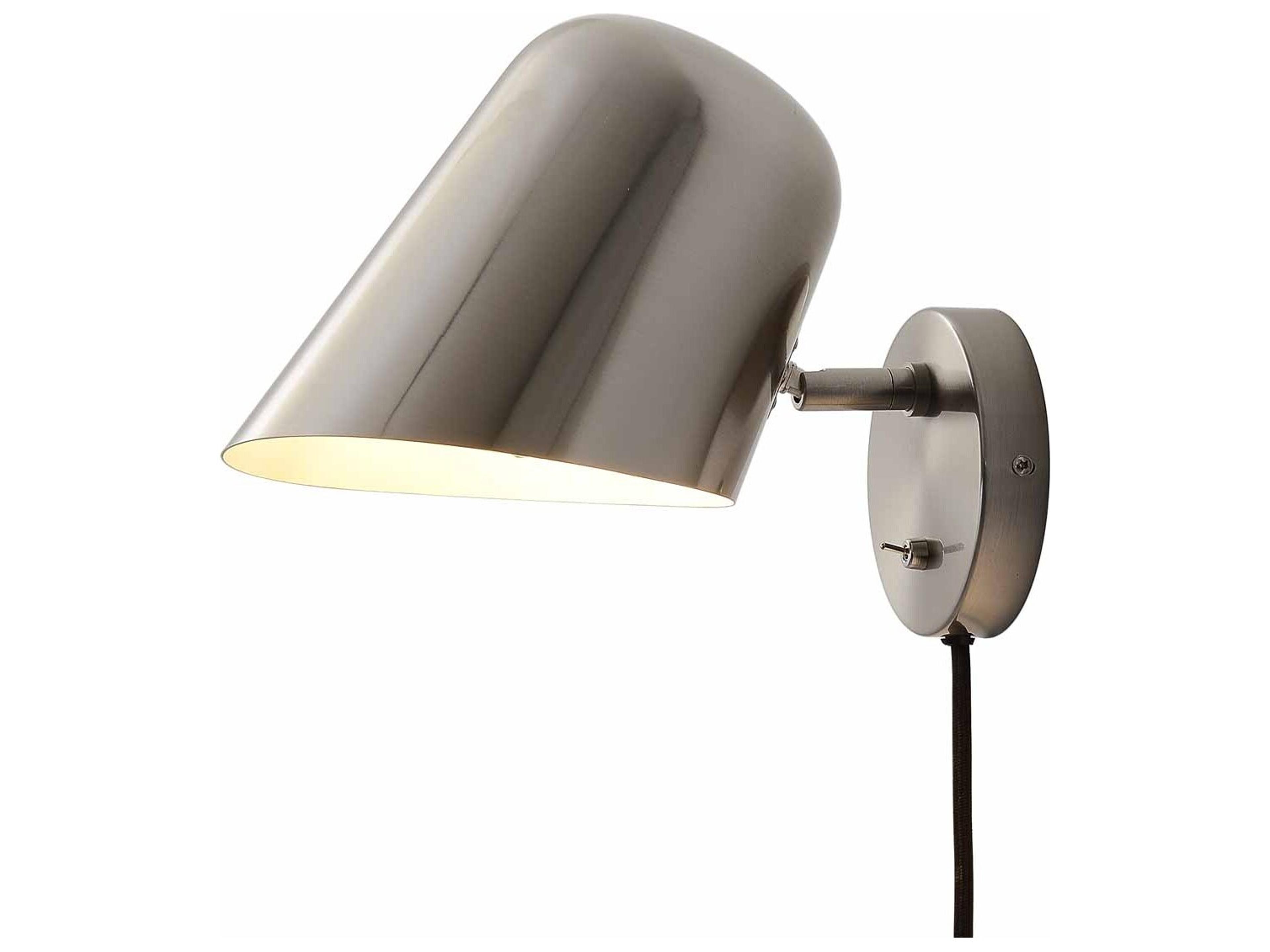 Nova Culver 1-Light Satin Nickel Wall Sconce