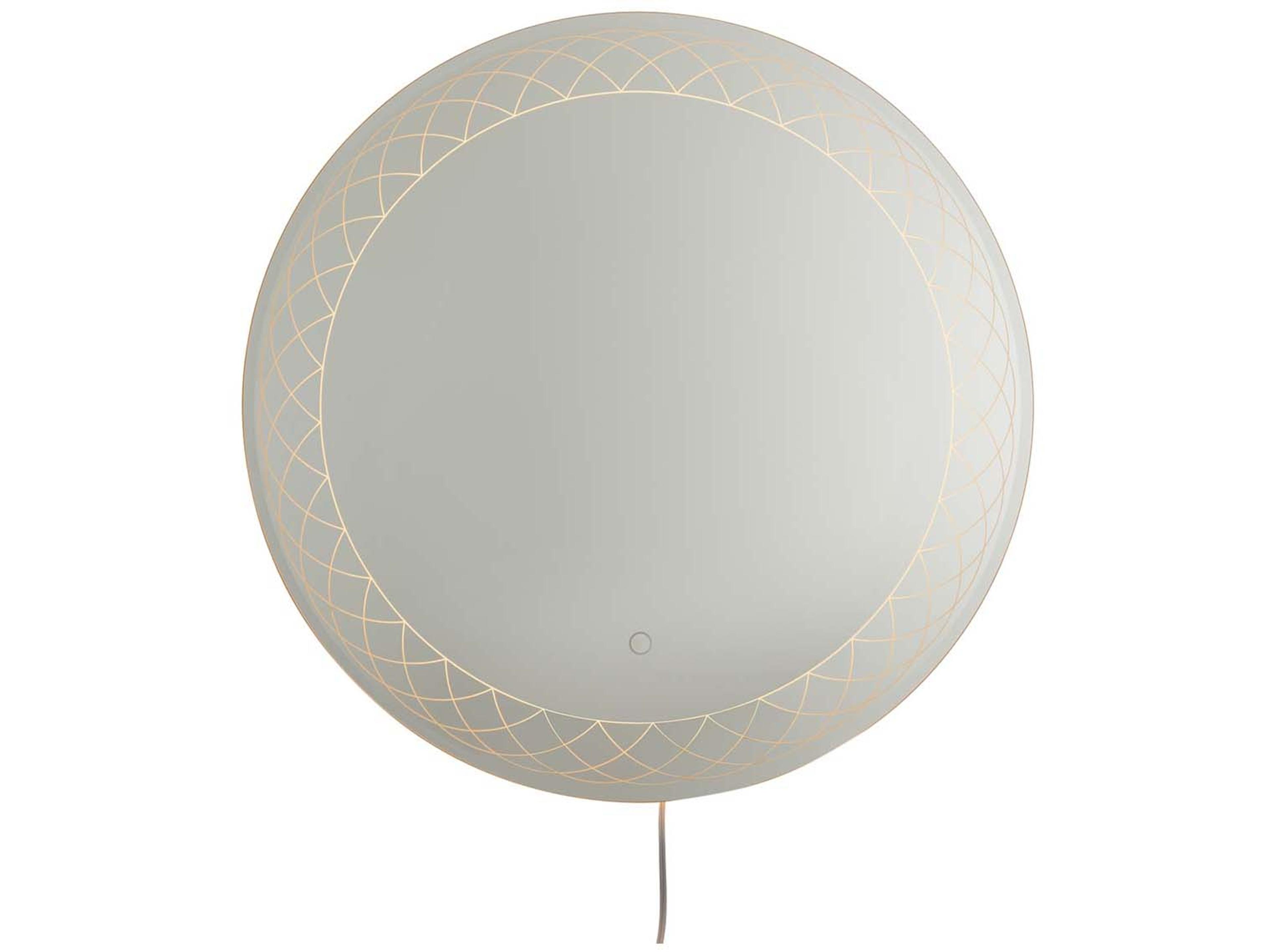 Nova Chrome Wall Mirror Round