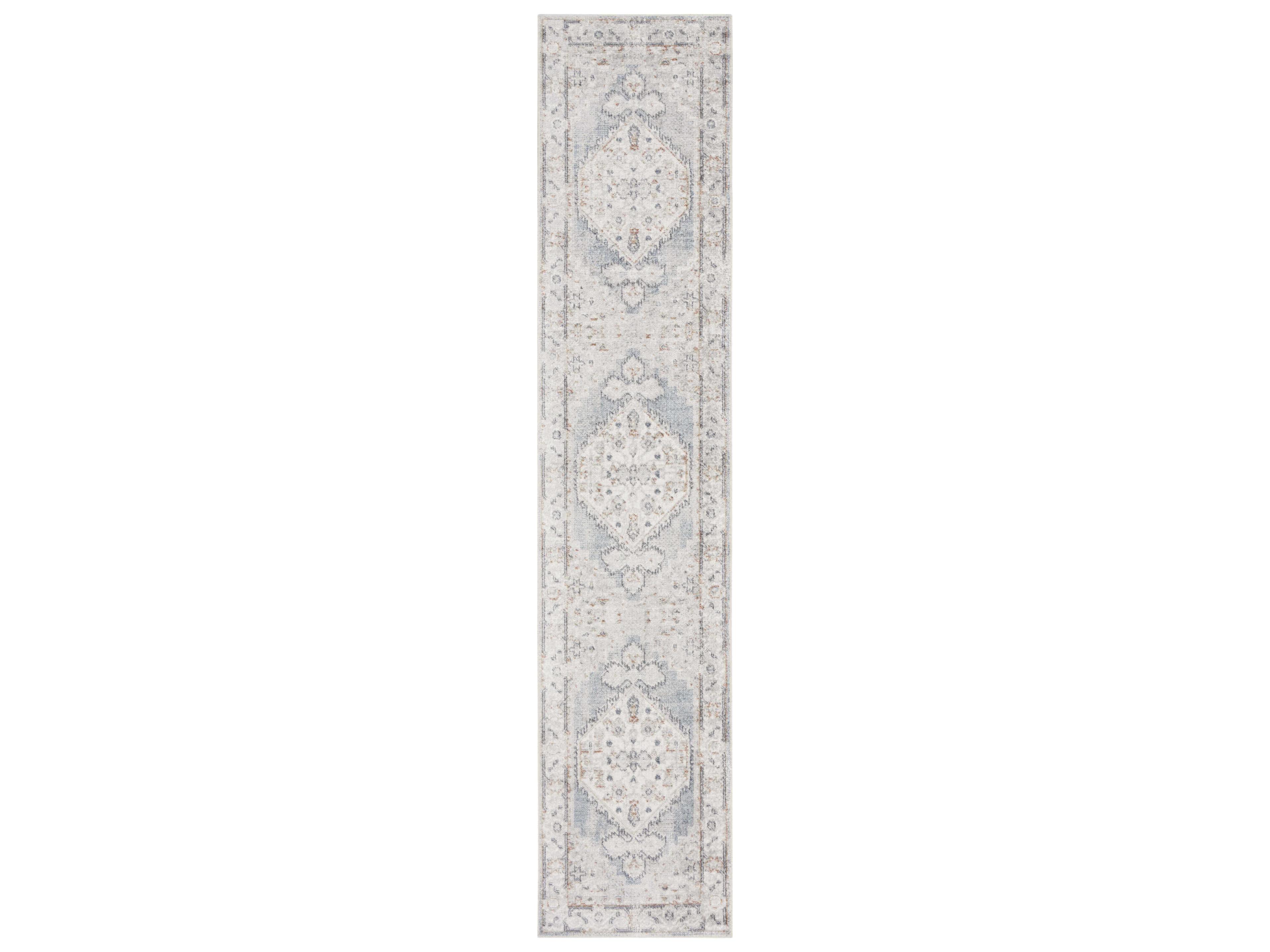 Nourison Astra Machine Washable Bordered Runner Area Rug