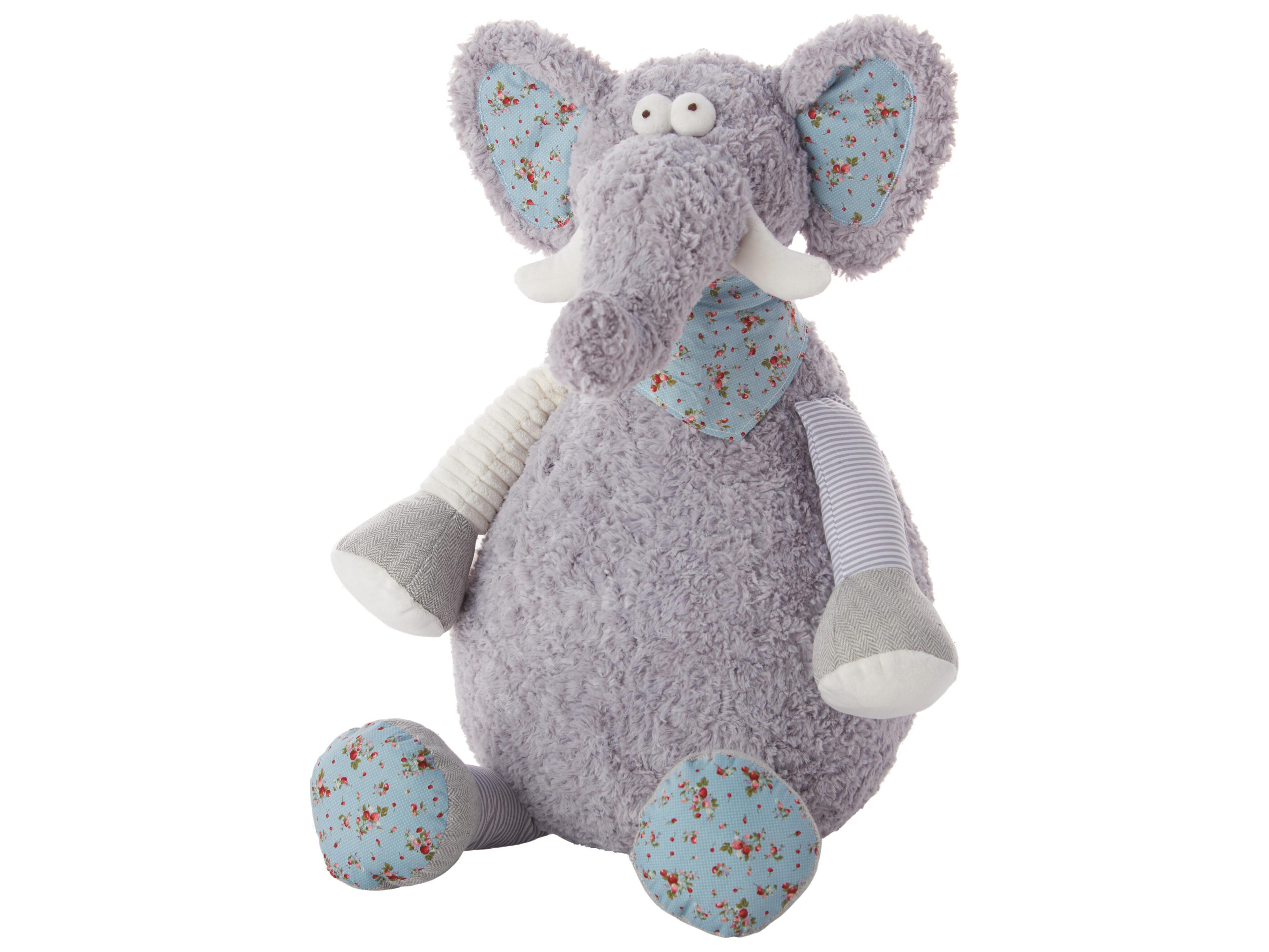 Nourison Mina Victory Plush Lines Elephant