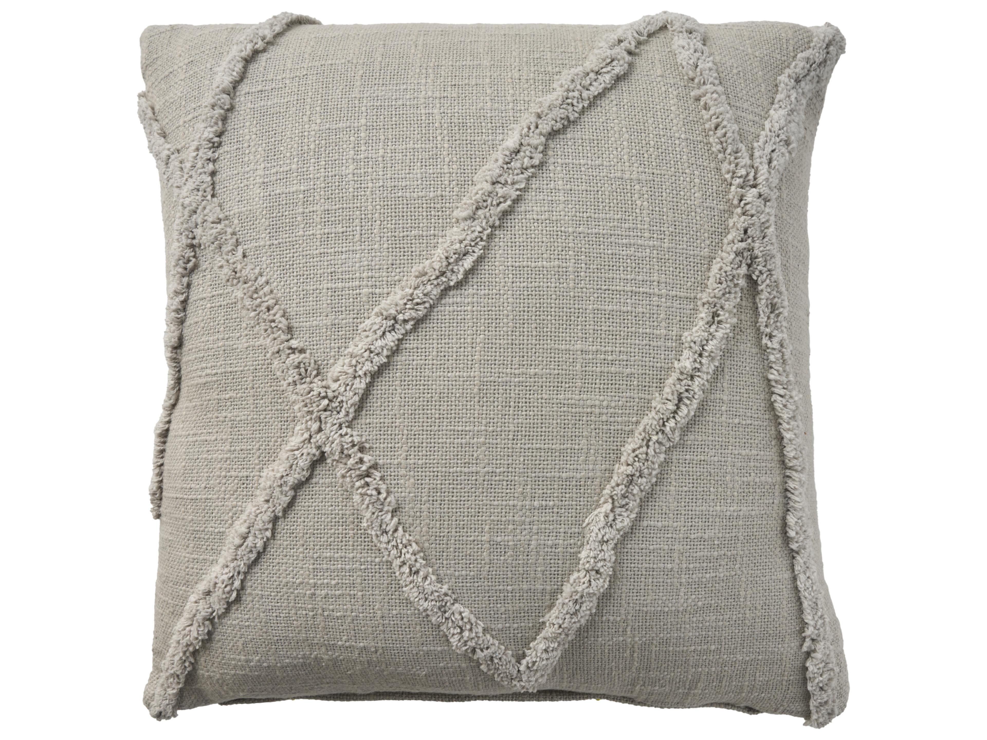 Nourison Mina Victory Lifestyle Distressed Diamond Pillow