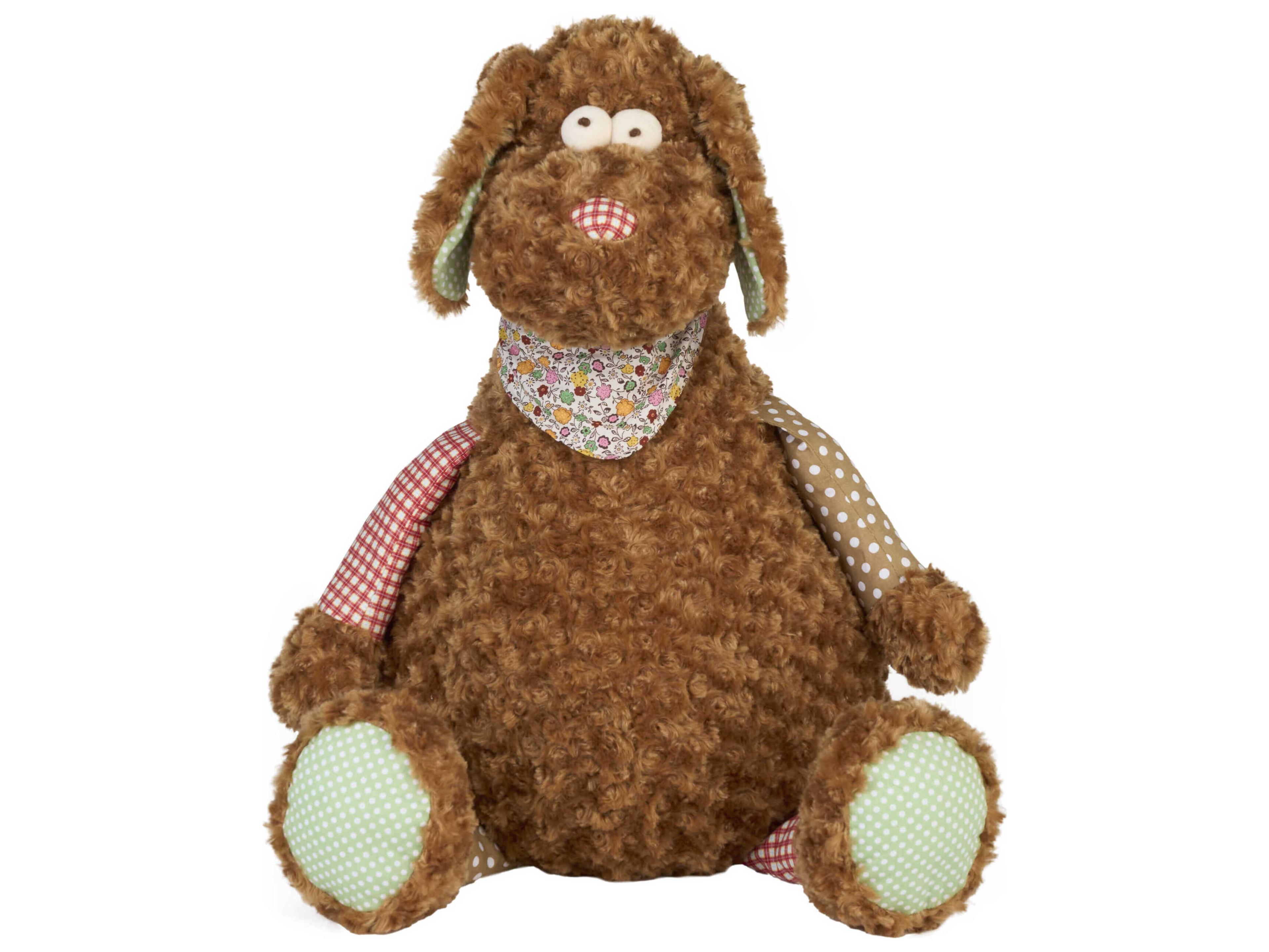 Nourison Mina Victory Dog Brown Plush