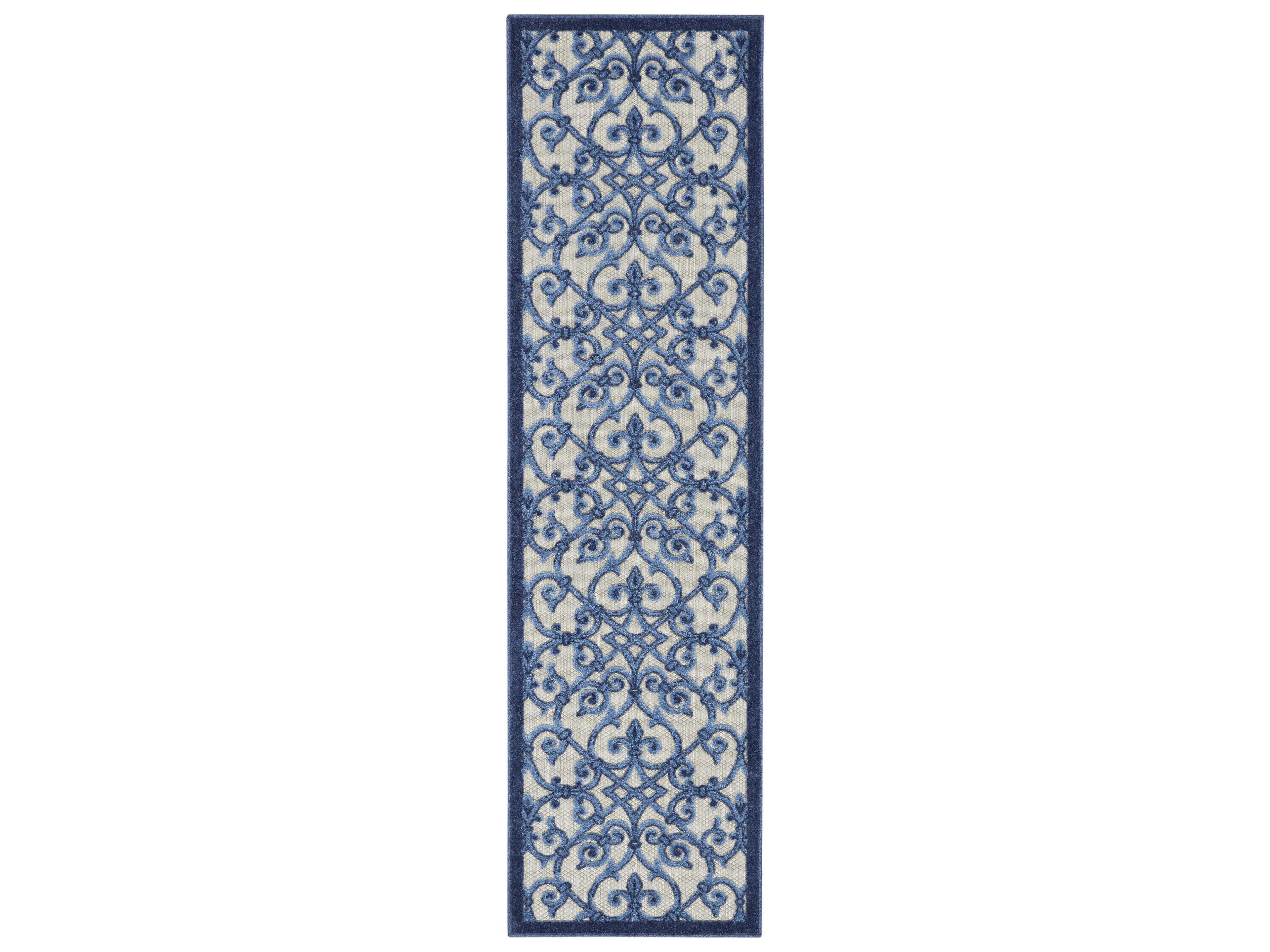 Nourison Aloha Damask Runner Area Rug