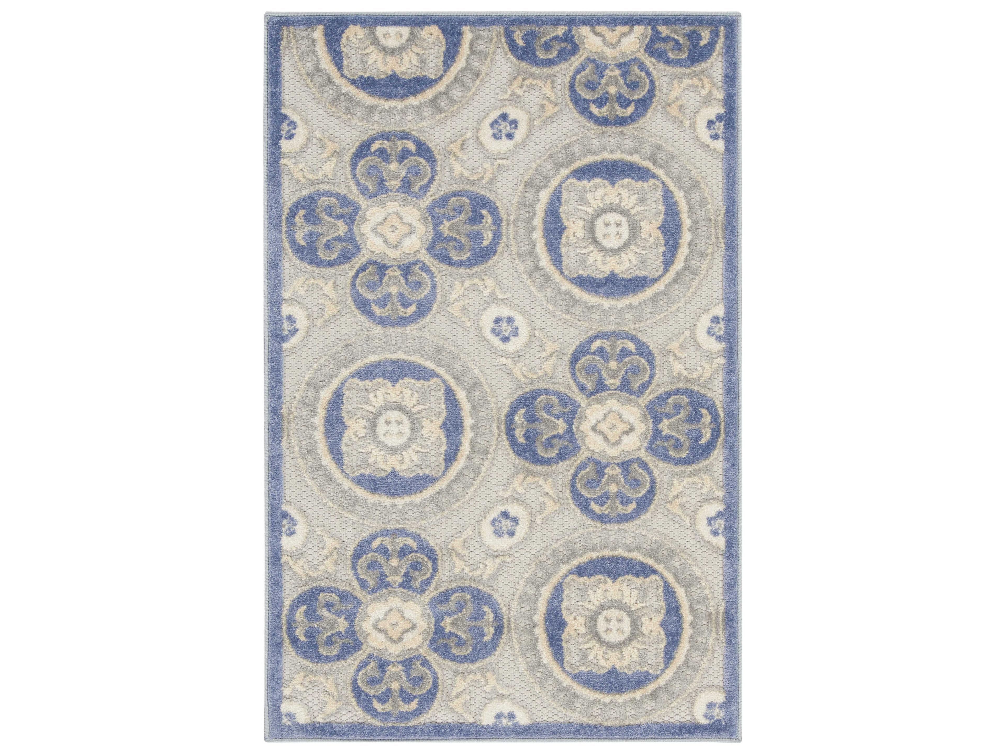 Nourison Aloha Bordered Area Rug