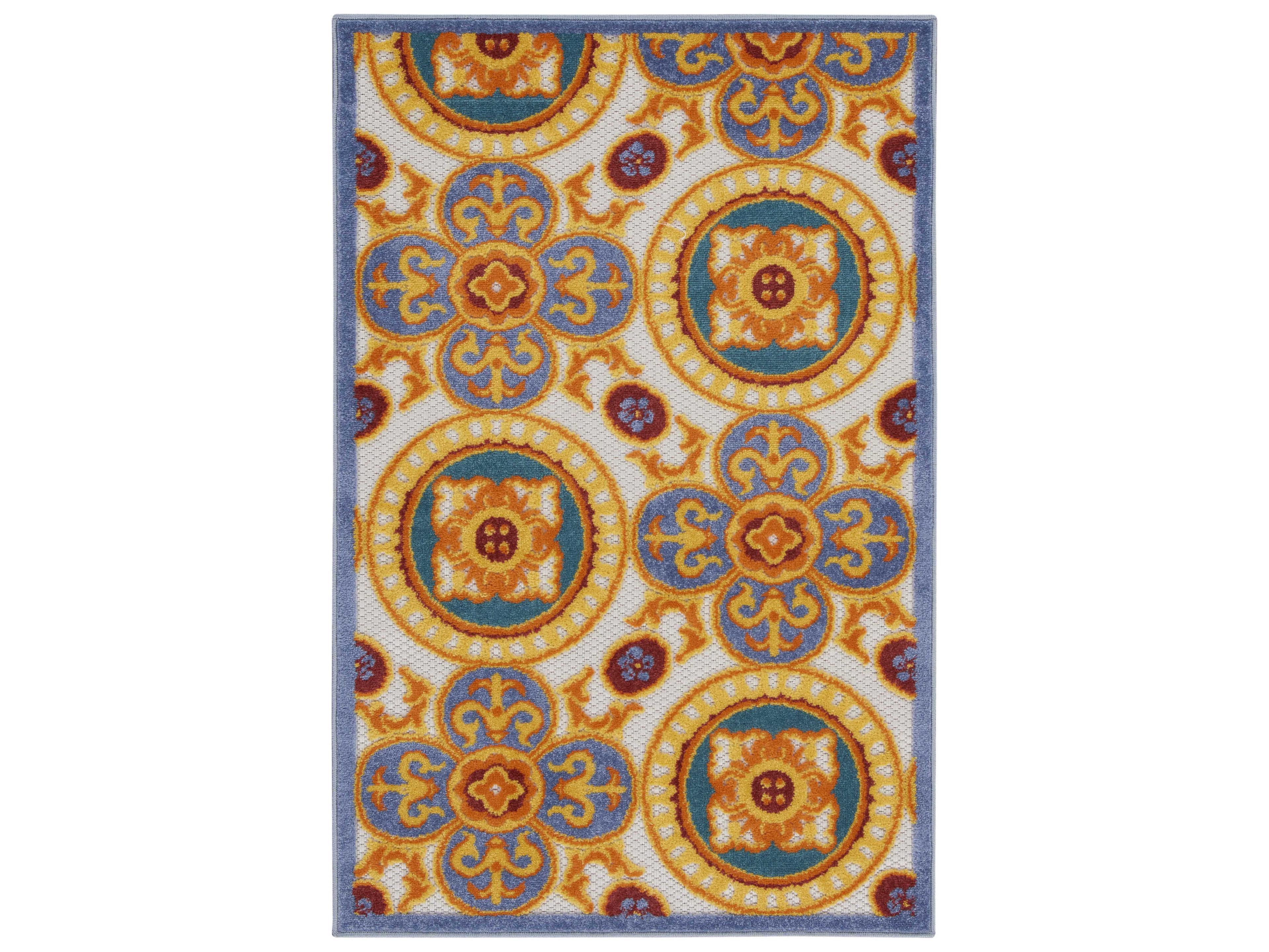 Nourison Aloha Bordered Area Rug
