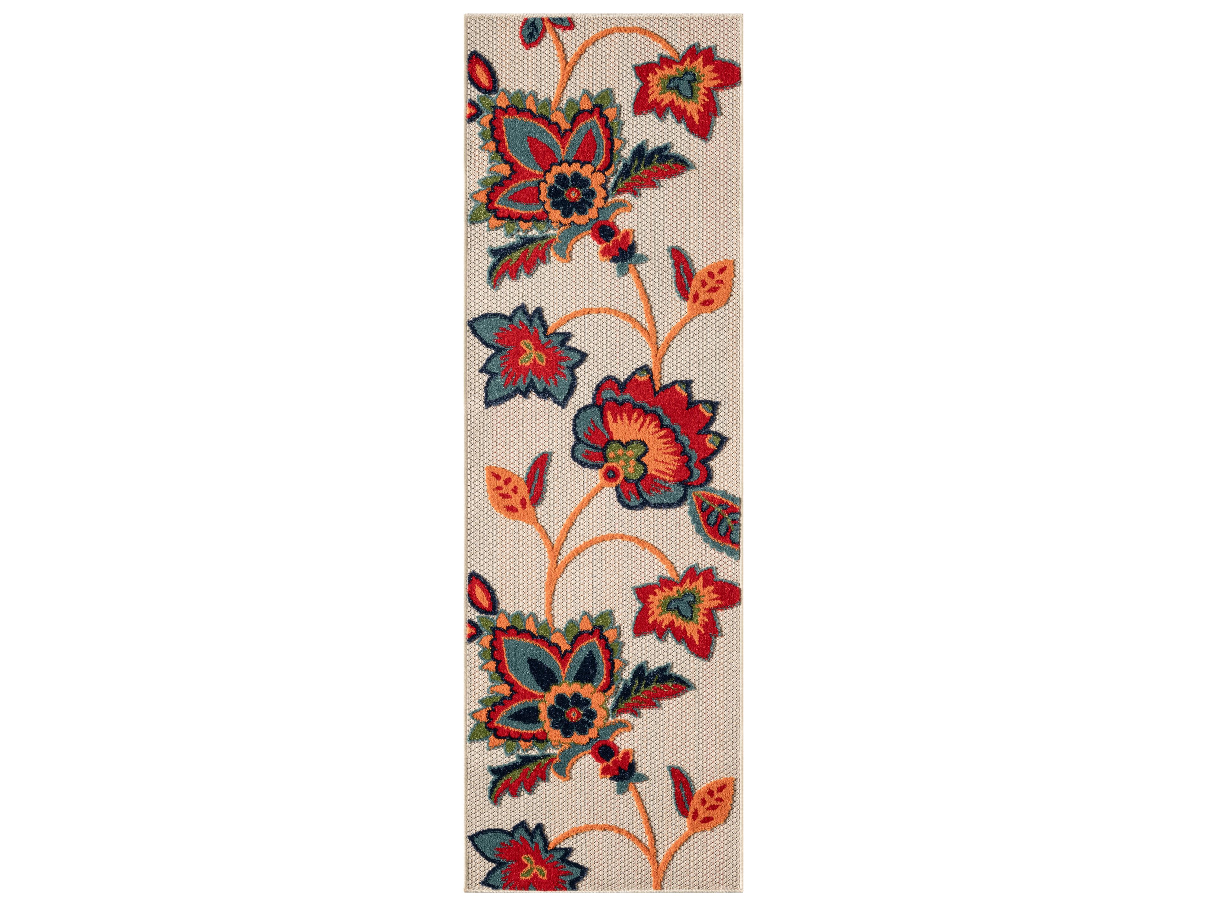 Nourison Aloha Floral Runner Area Rug