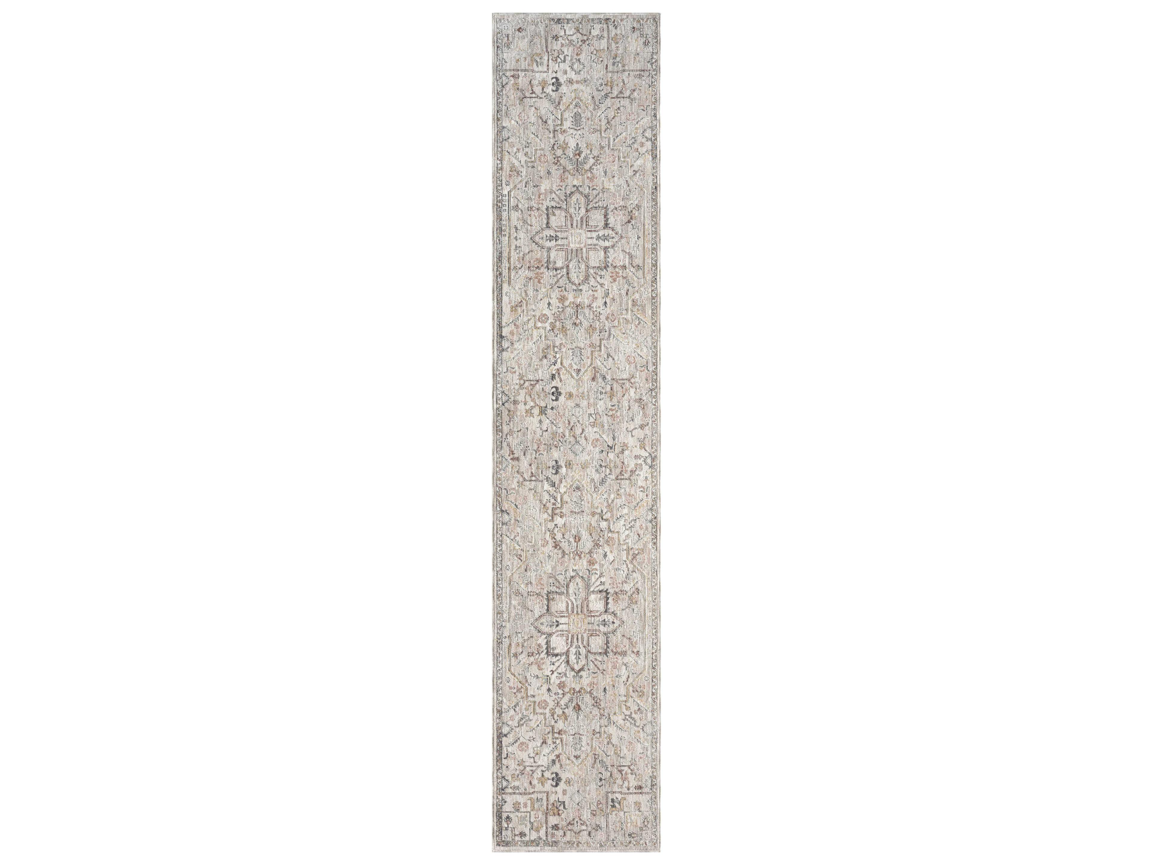 Nourison Antique Fusion Bordered Runner Area Rug