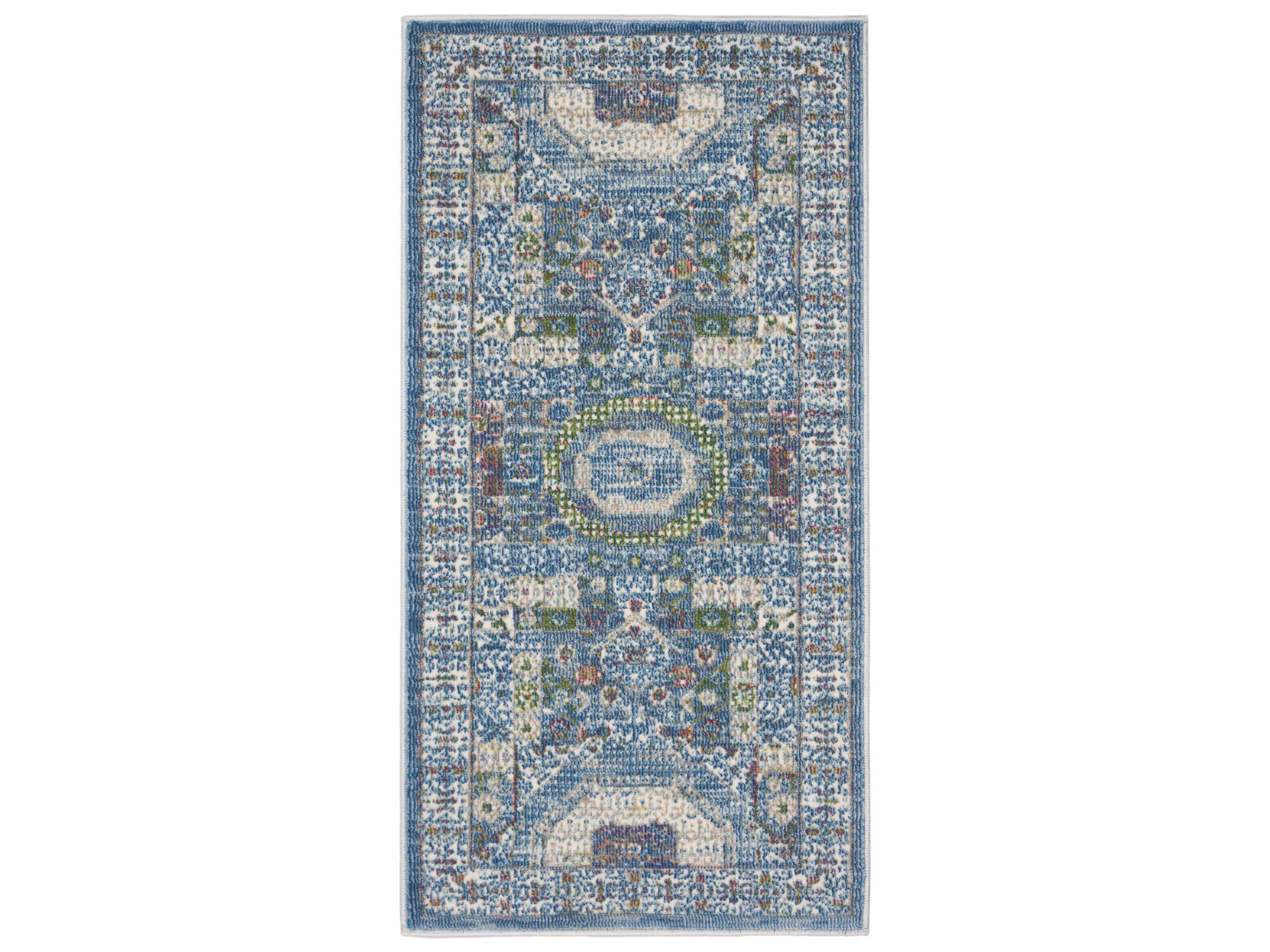 Nourison Ankara Global Bordered Runner Area Rug