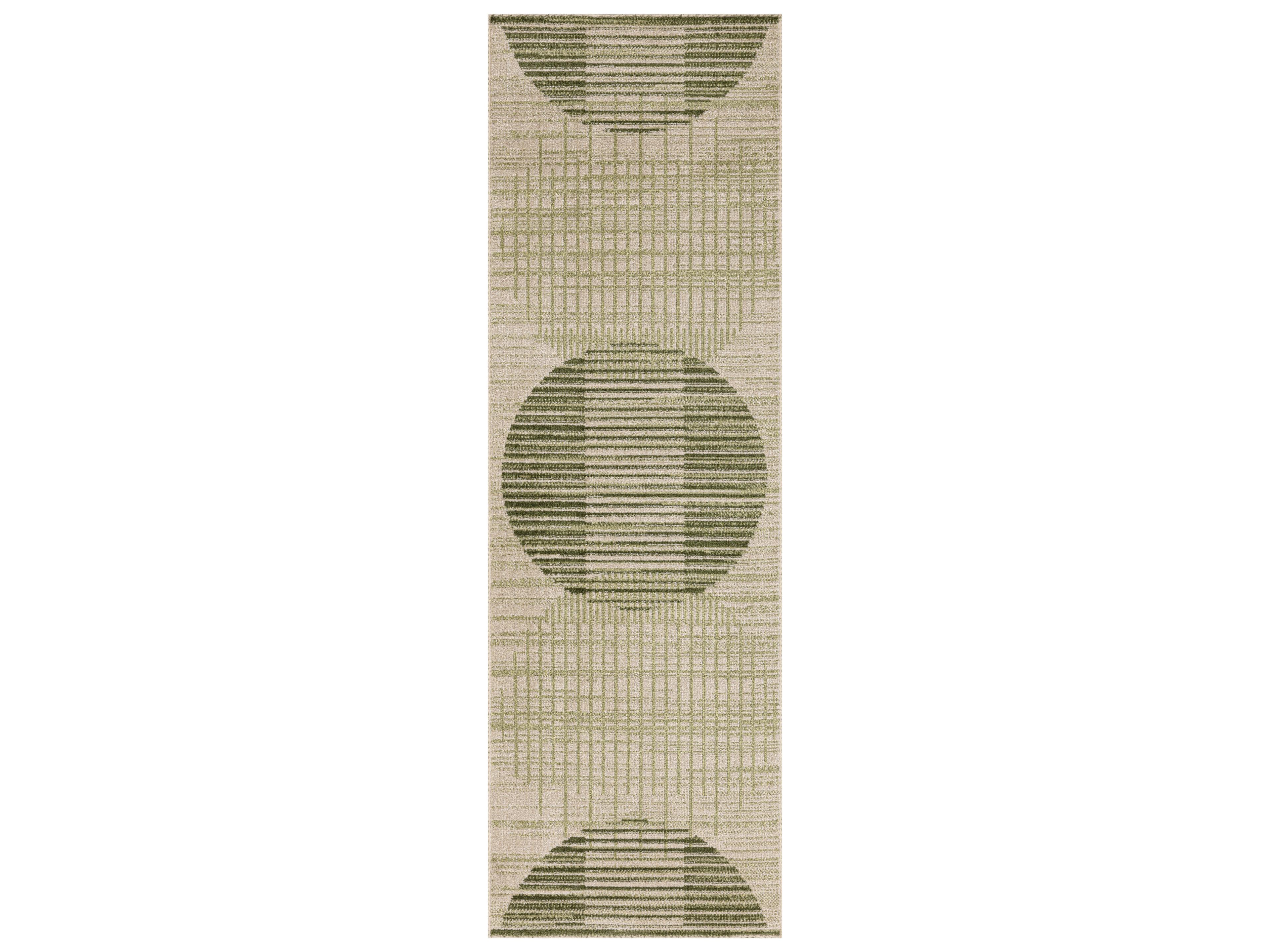 Astra Machine Washable Geometric Runner Area Rug