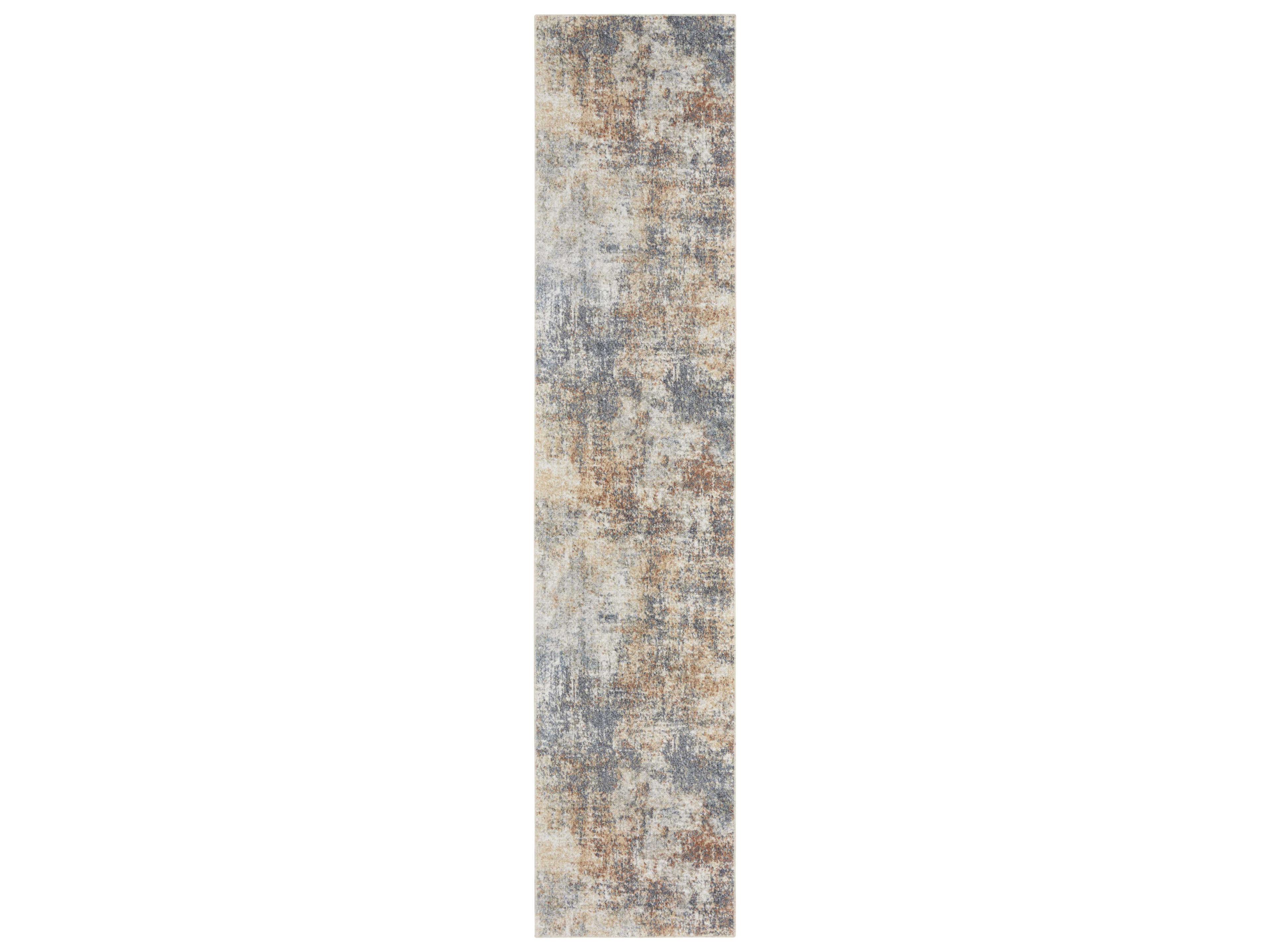 Nourison Astra Machine Washable Abstract Runner Area Rug