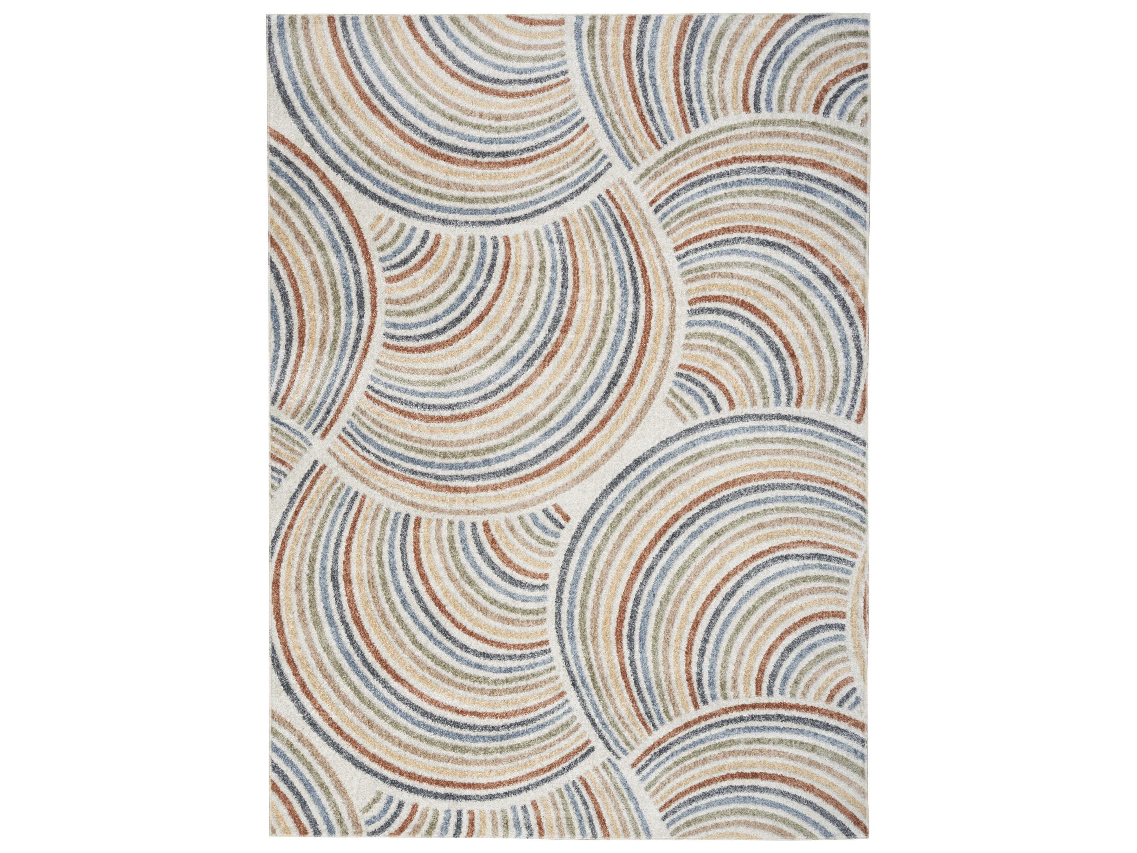 Nourison Astra Machine Washable Geometric Area Rug