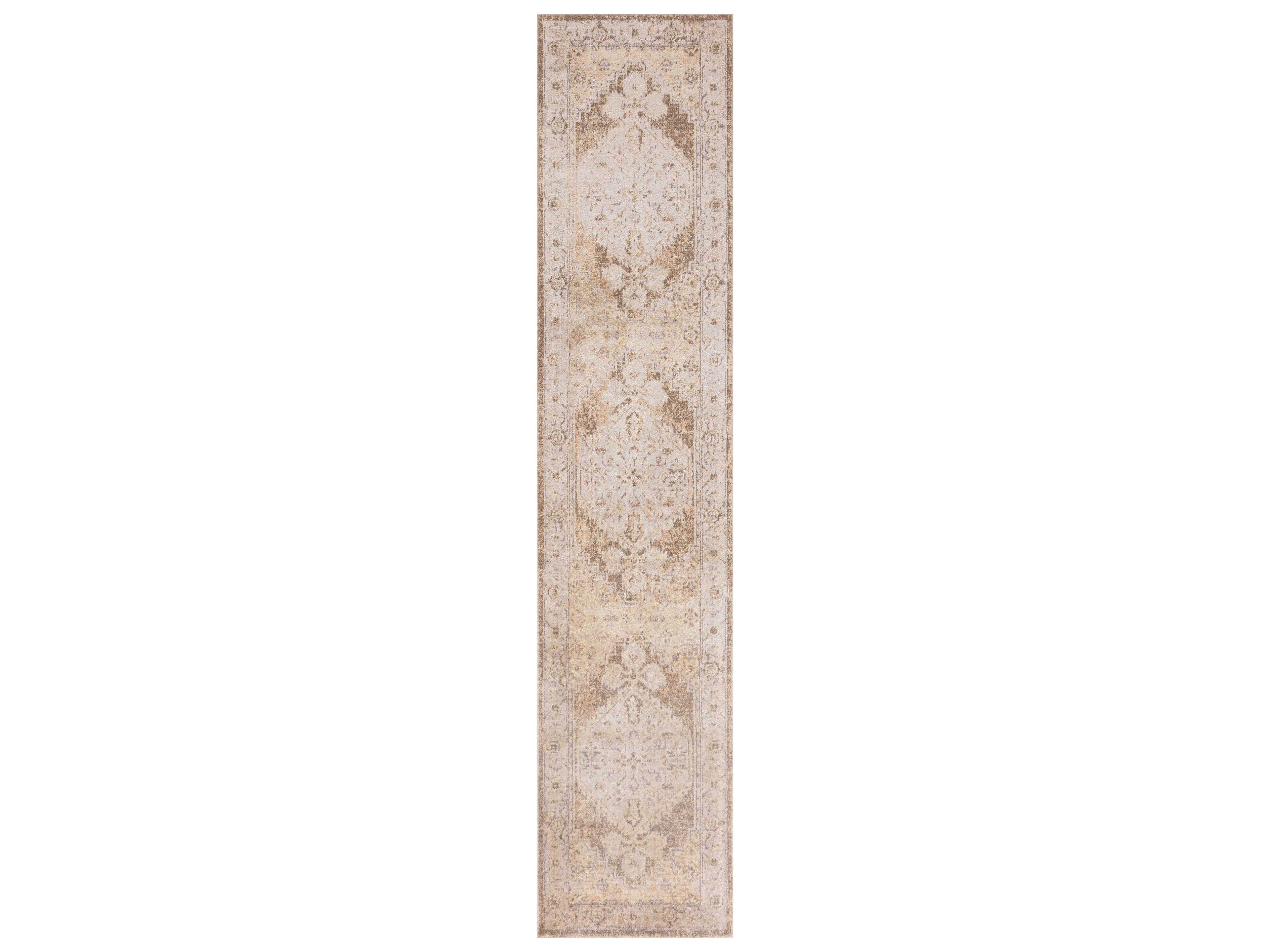 Nourison Astra Machine Washable Bordered Runner Area Rug