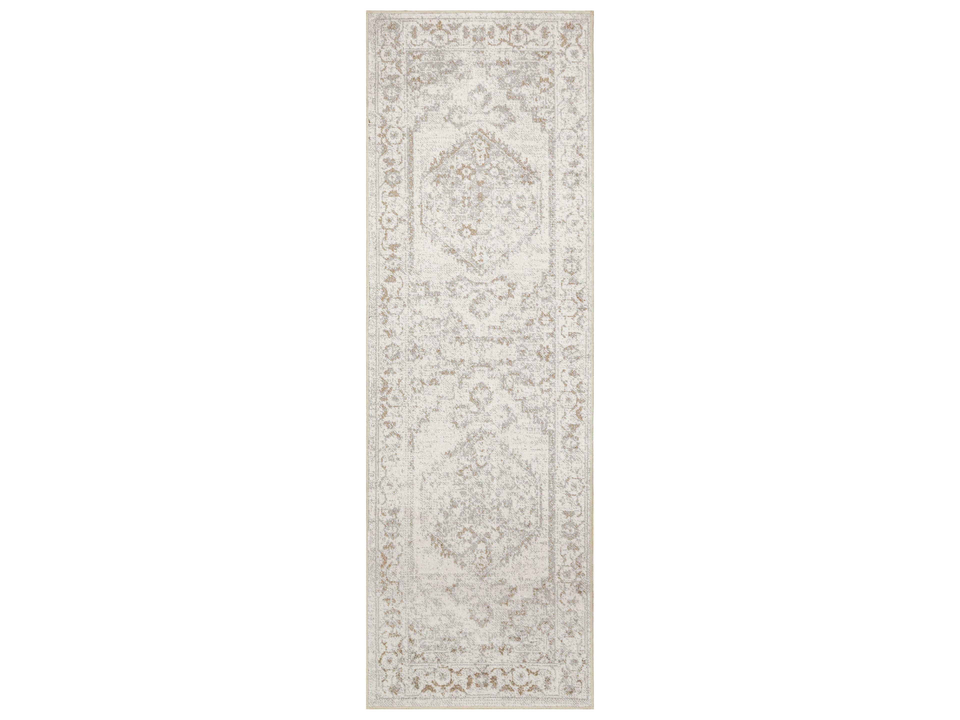 Nourison Astra Machine Washable Bordered Runner Area Rug