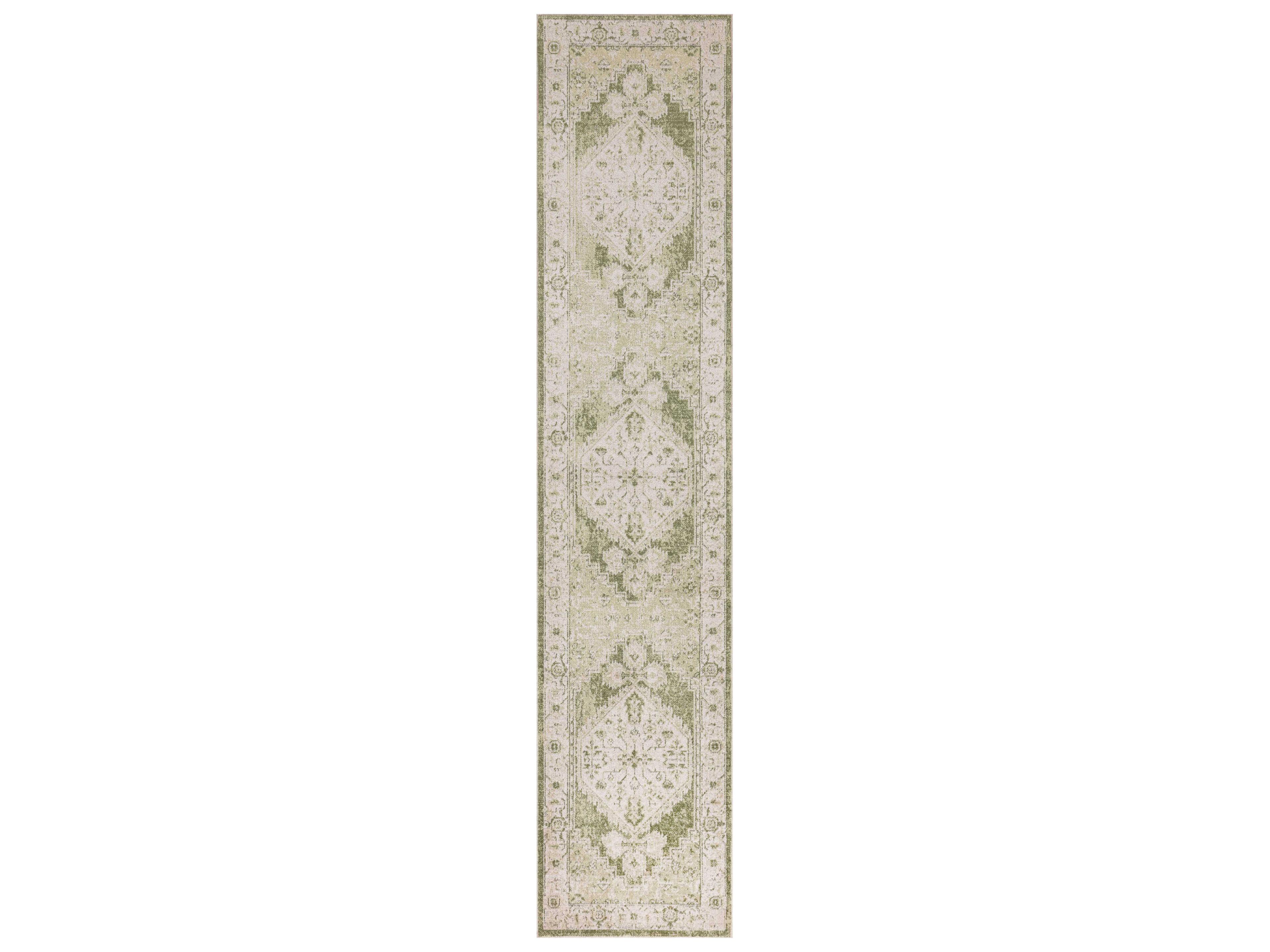 Nourison Astra Machine Washable Bordered Runner Area Rug