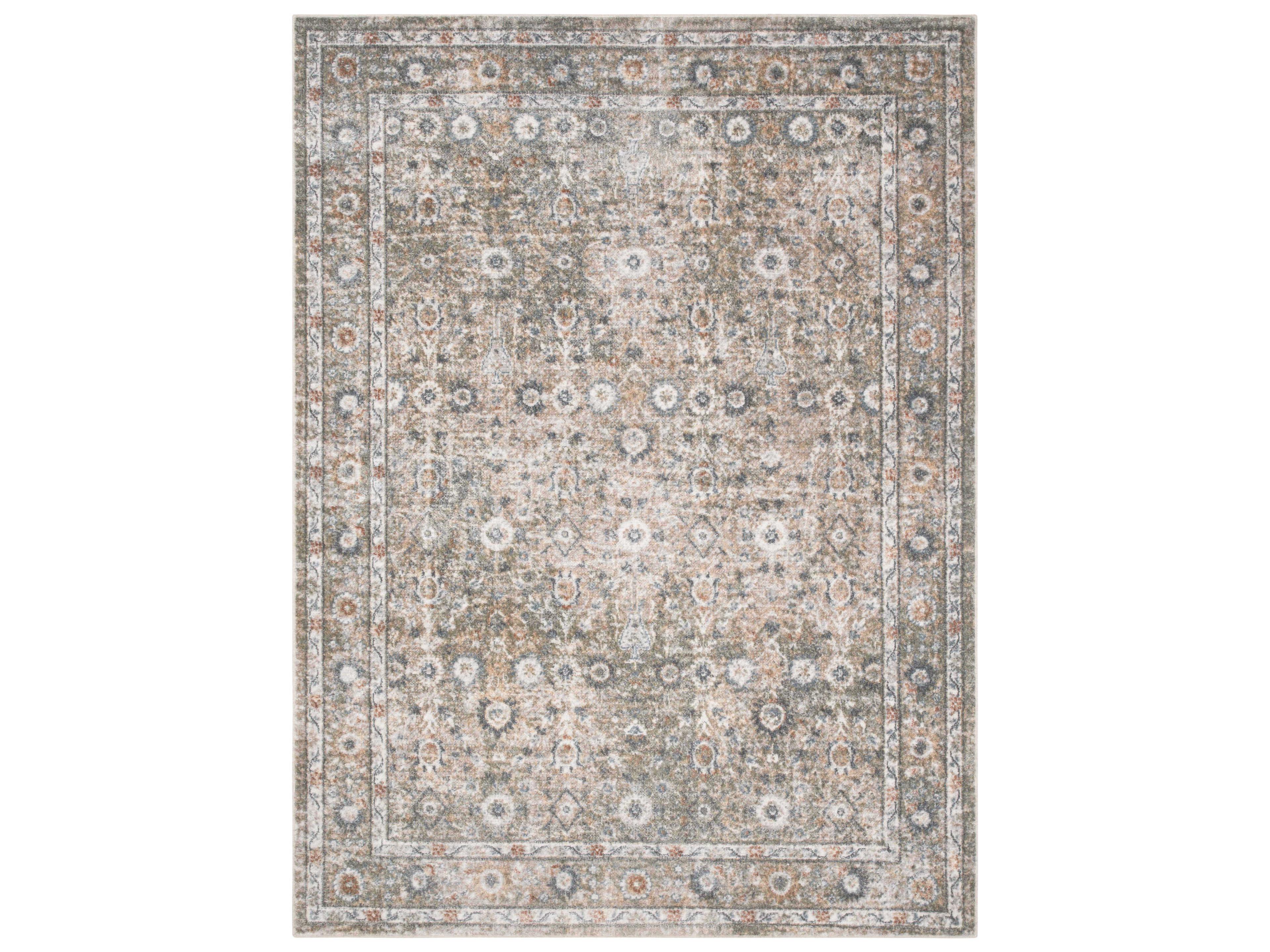 Nourison Astra Machine Washable Bordered Area Rug