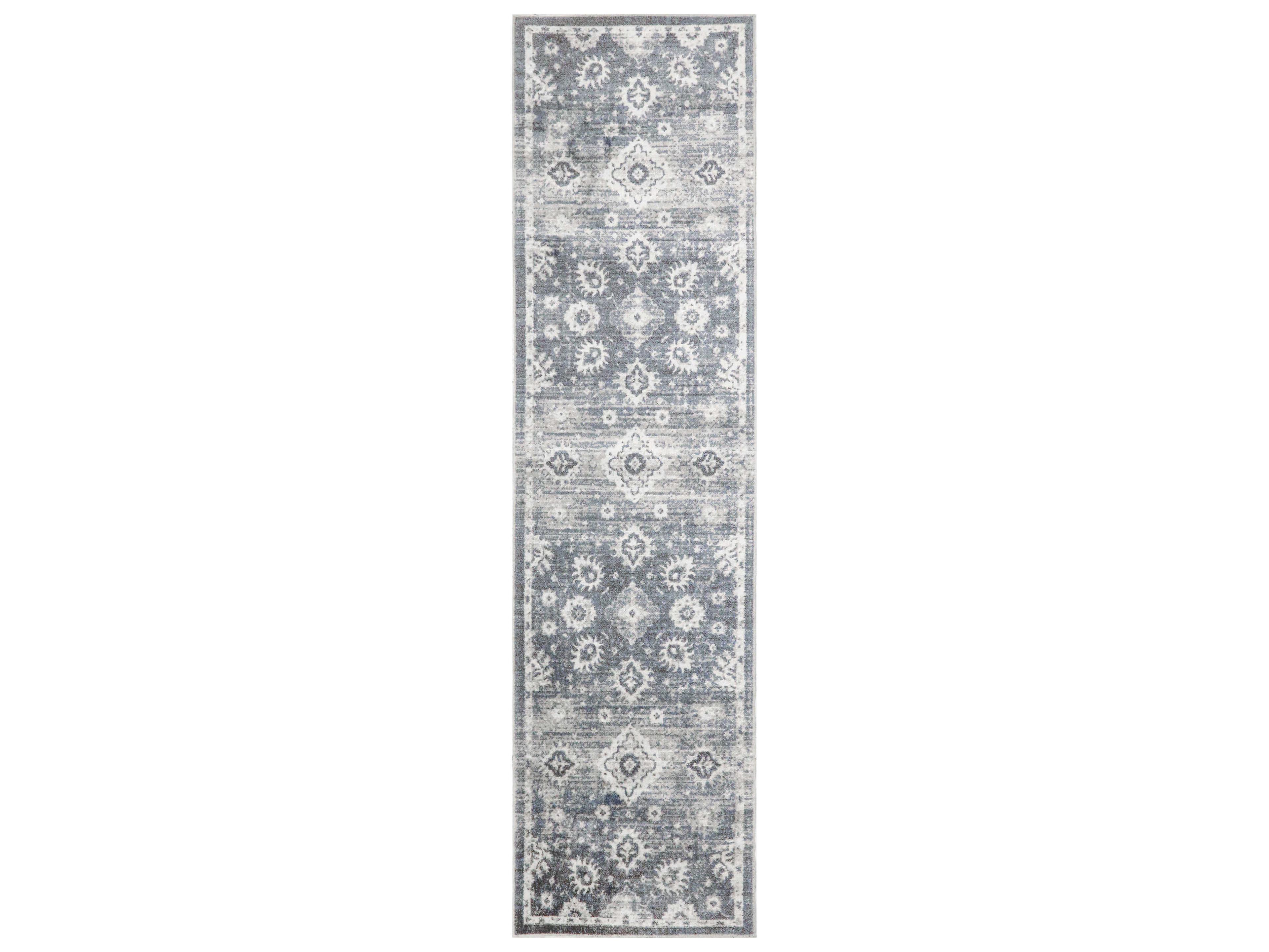 Nourison Astra Machine Washable Bordered Runner Area Rug