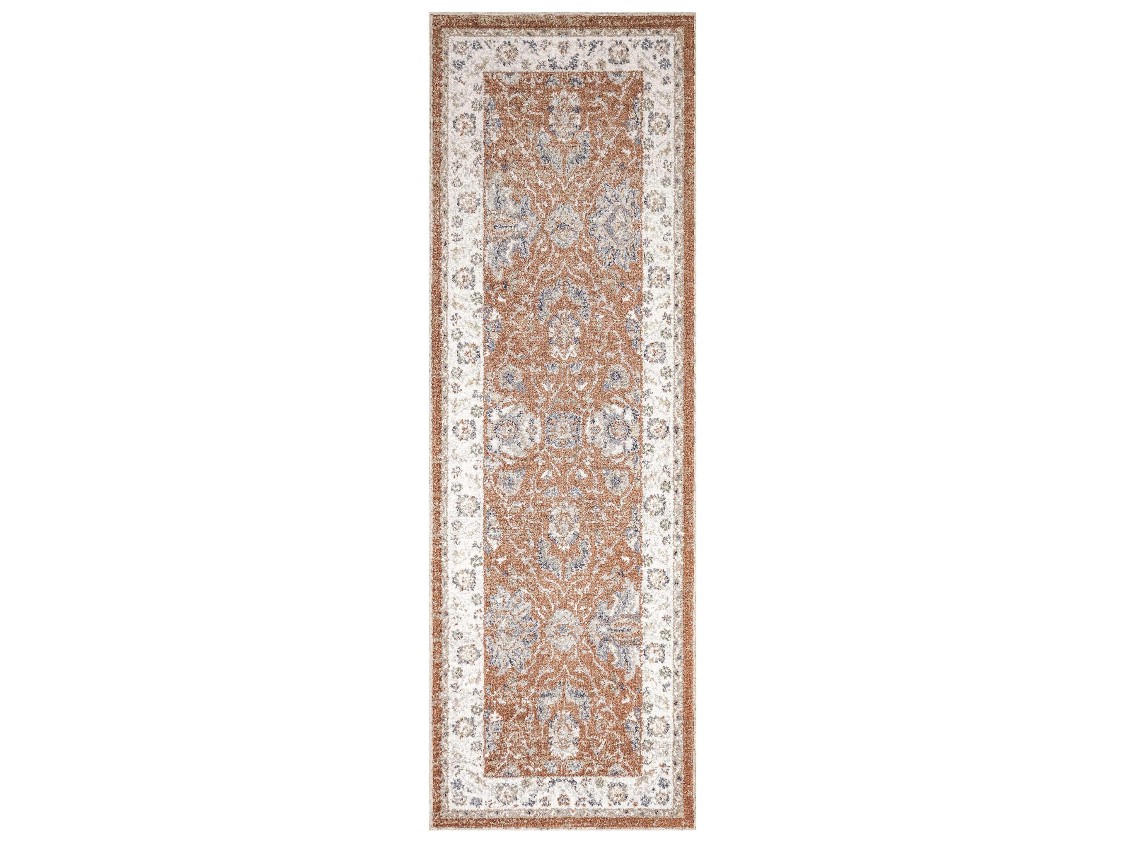 Nourison Astra Machine Washable Bordered Runner Area Rug