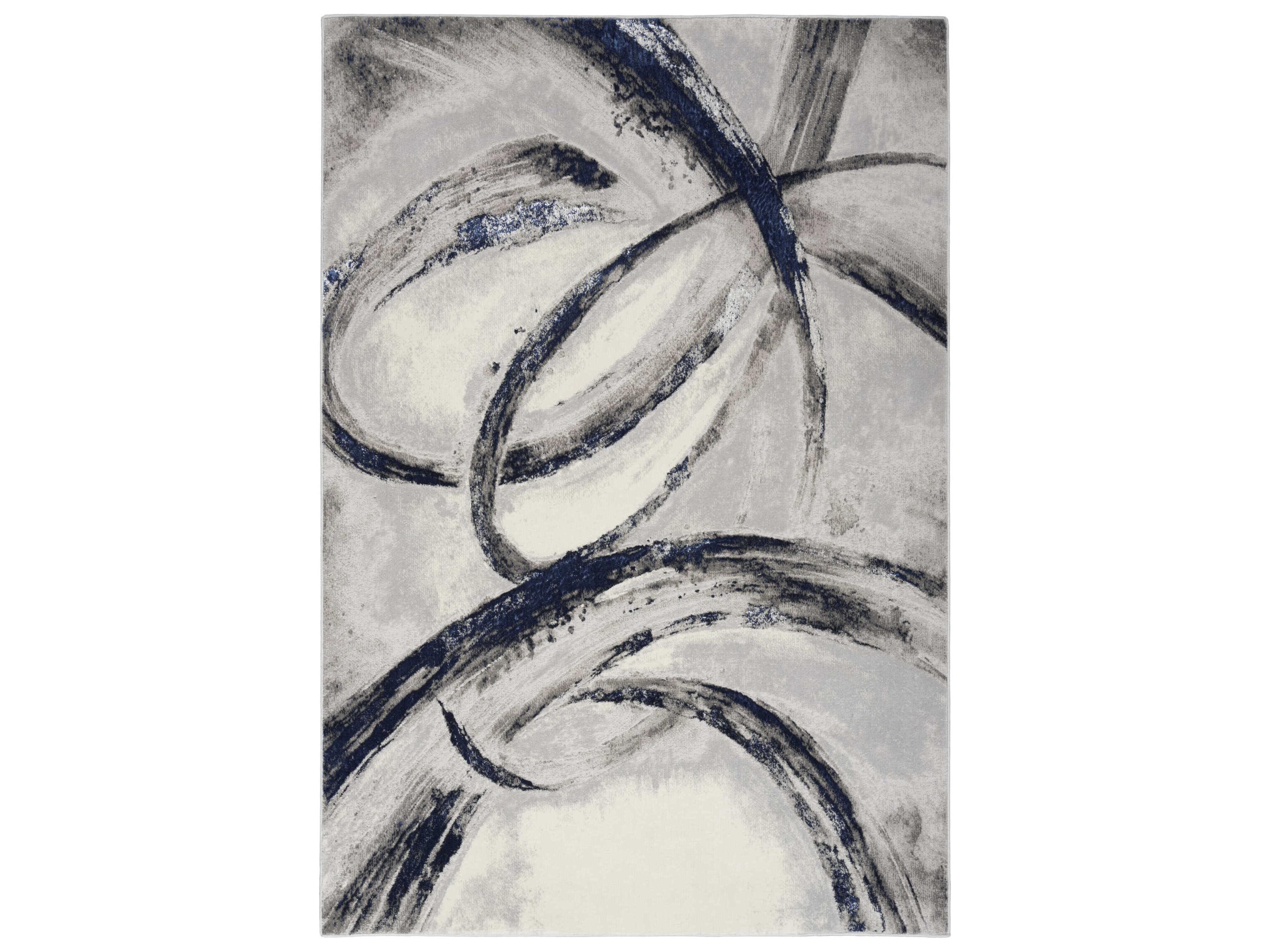 Brushstrokes Rectangular Area Rug