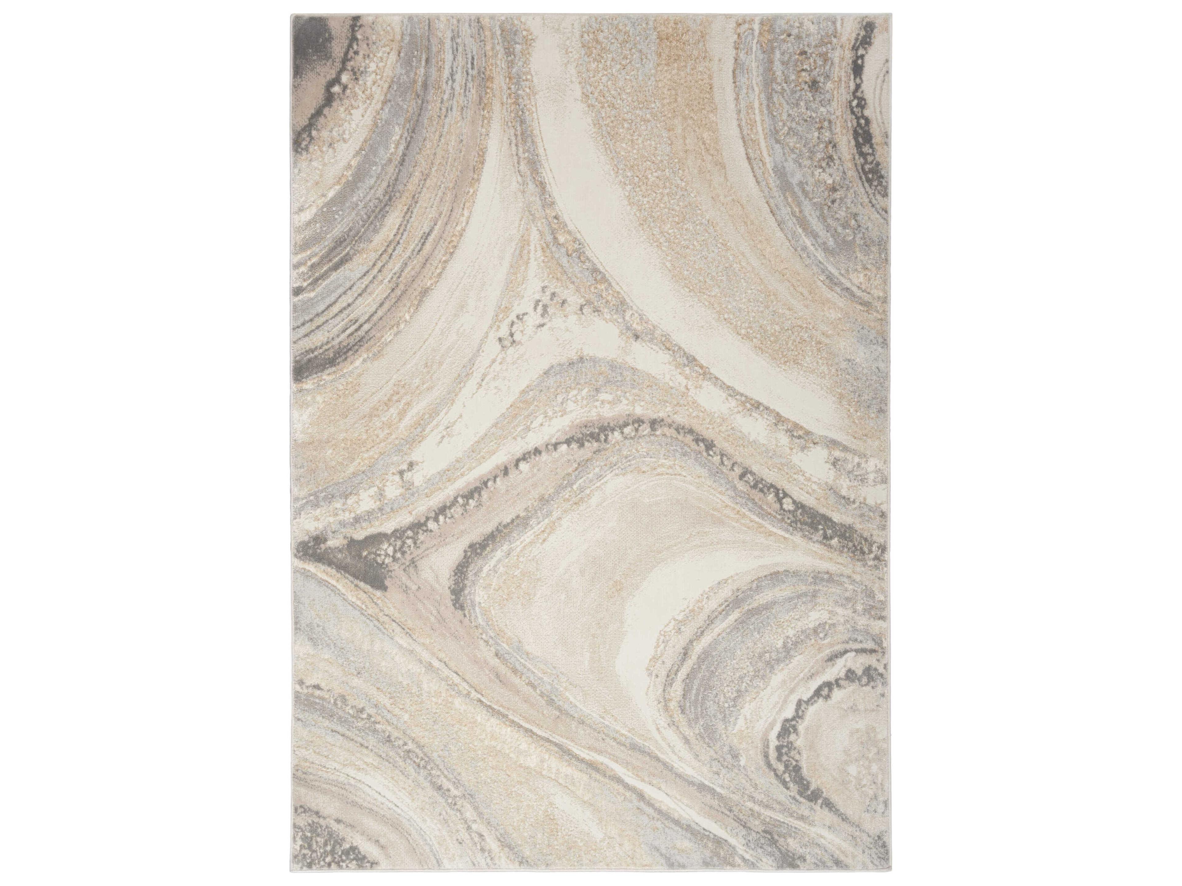 Brushstrokes Rectangular Area Rug
