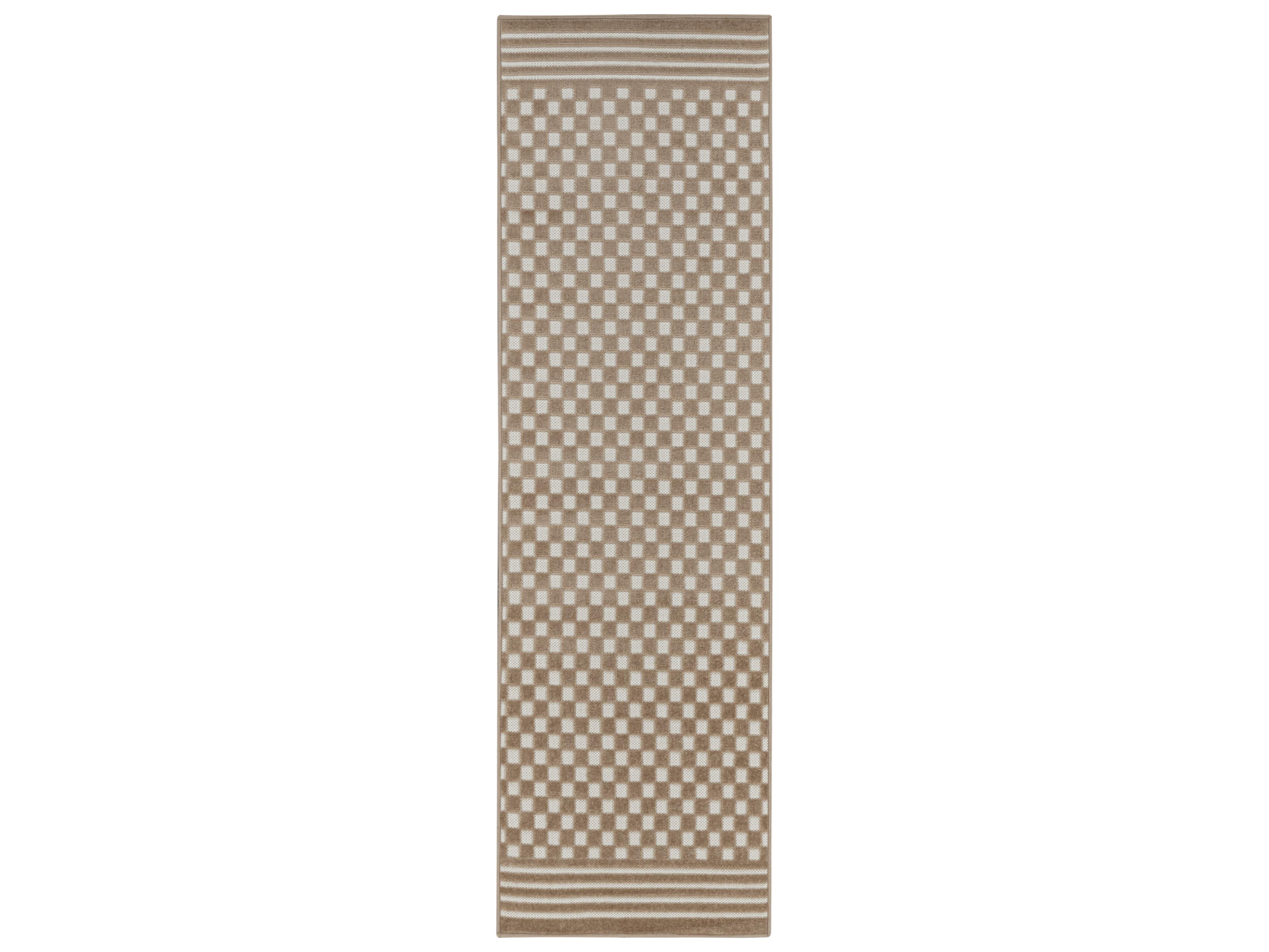 Nourison Care Free Geometric Runner Area Rug