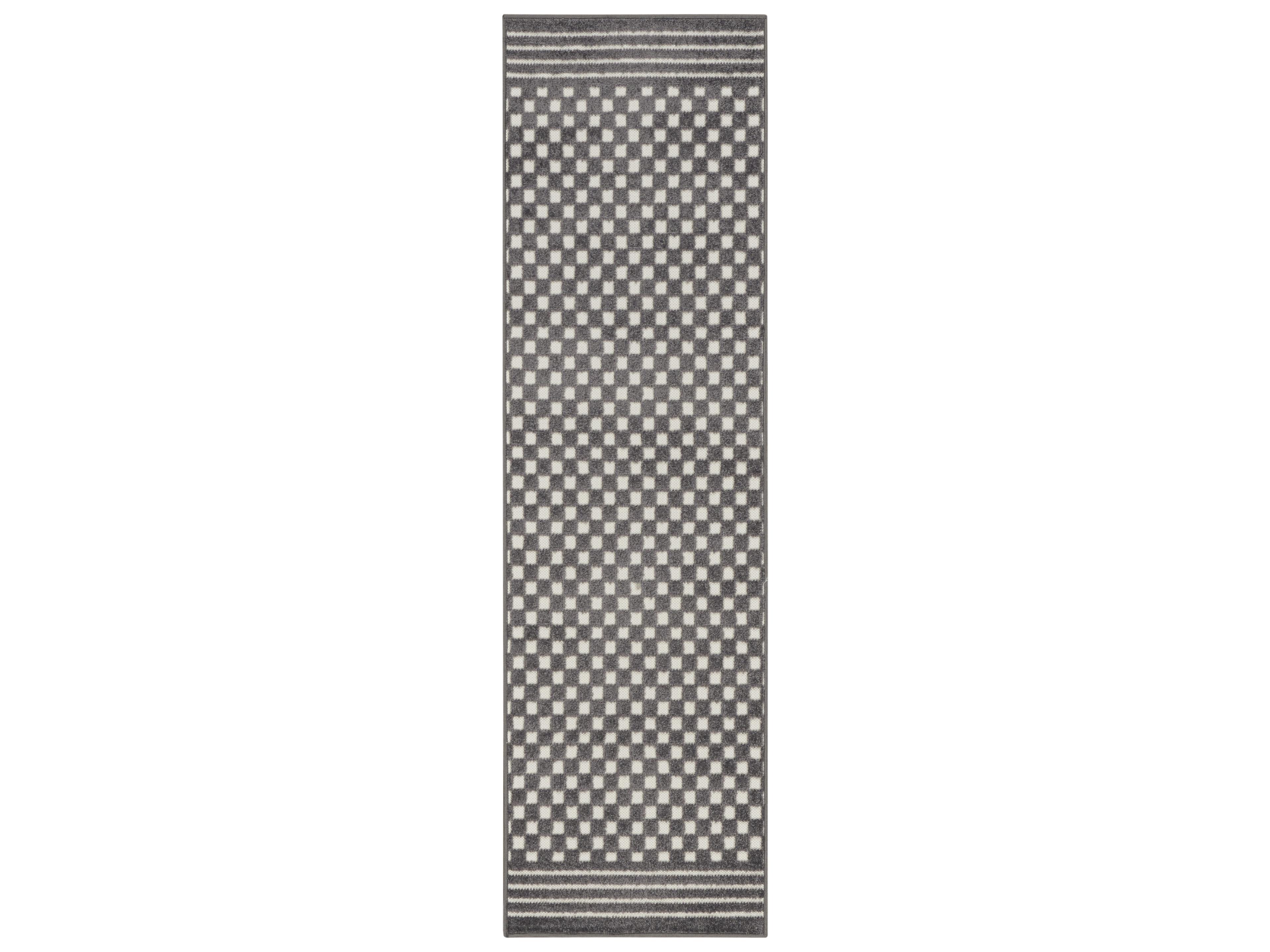 Nourison Care Free Geometric Runner Area Rug