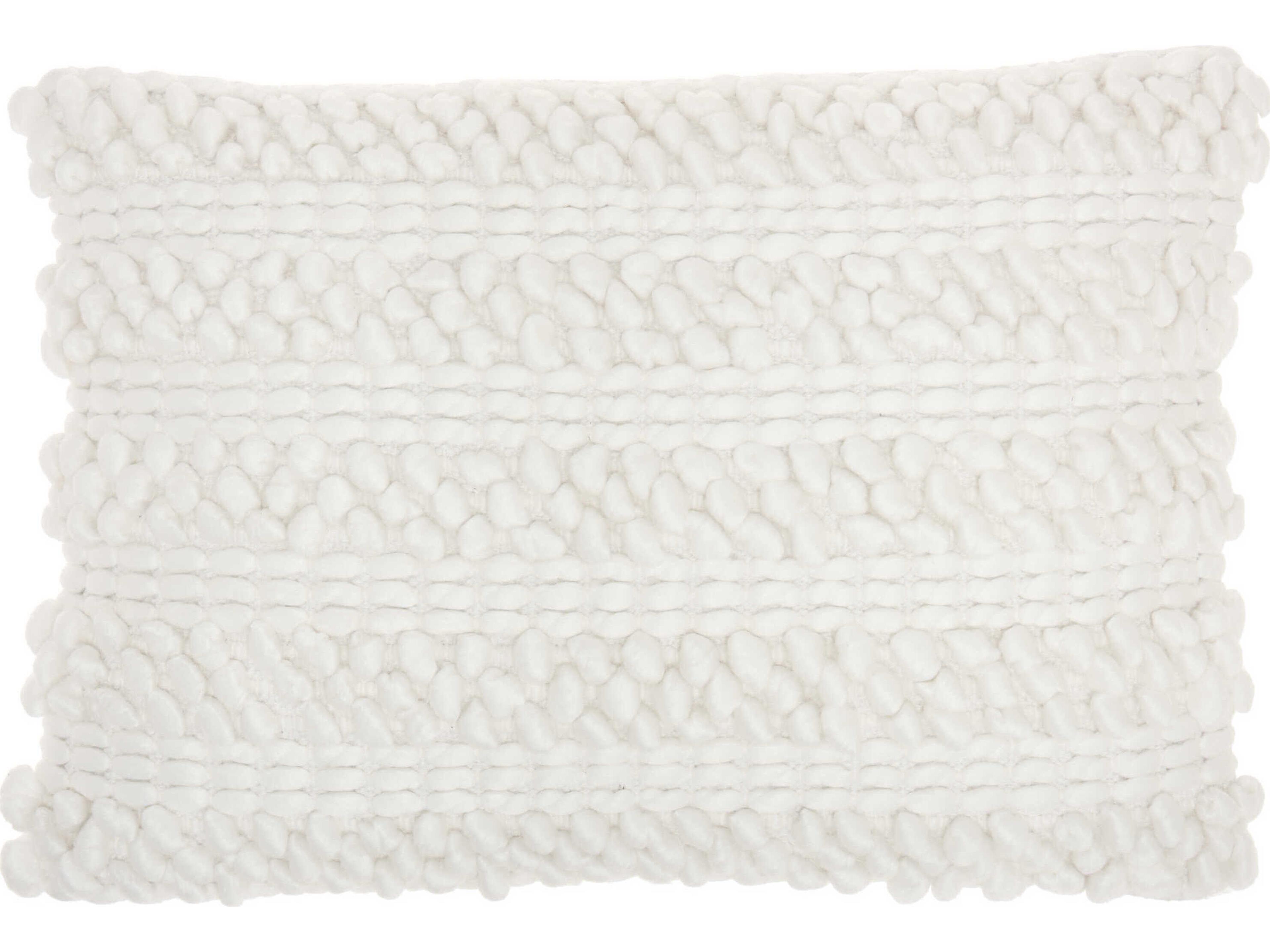 Nourison Life Styles White Pillow