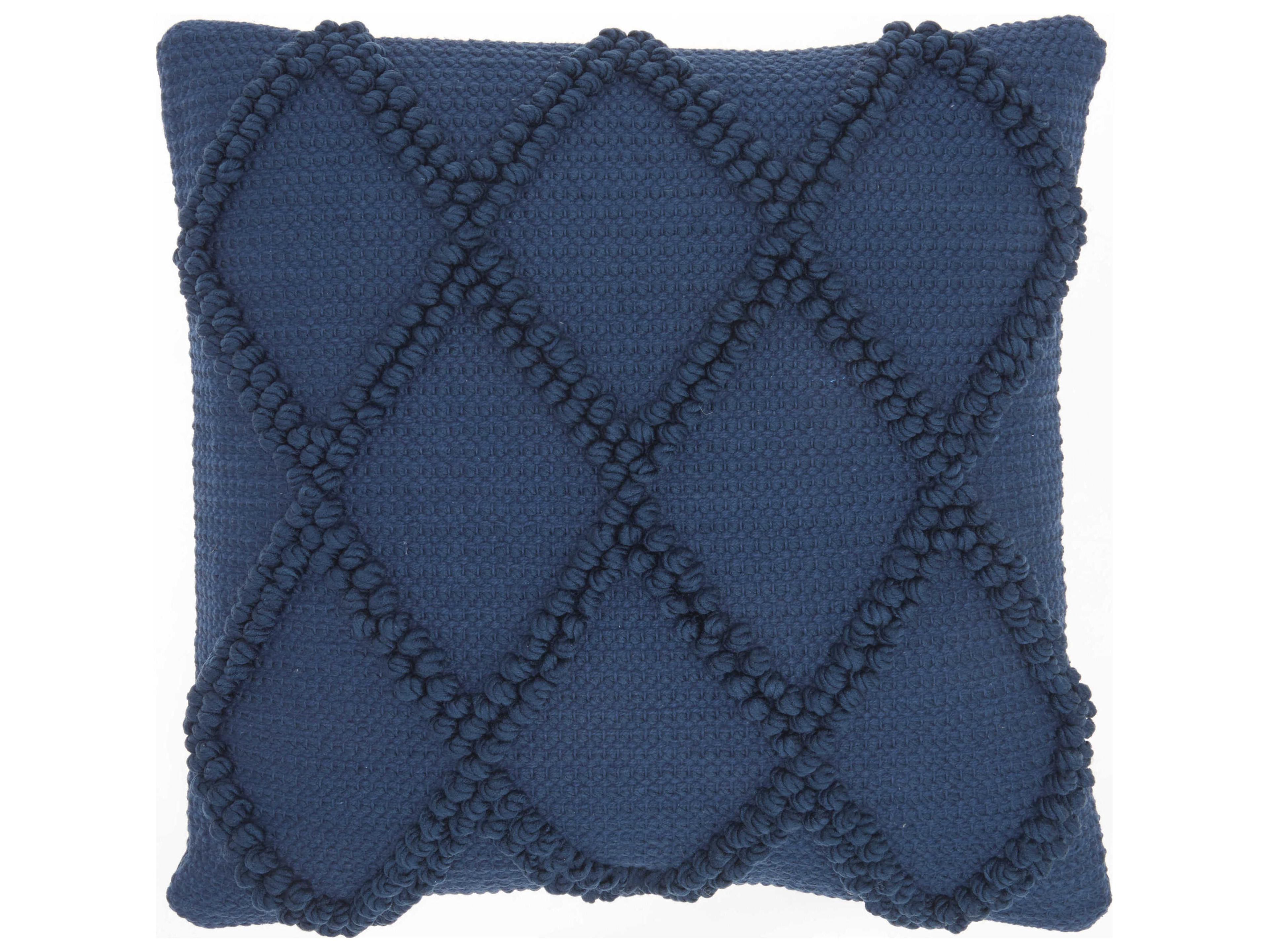 Nourison Life Styles Navy 18" x 18" Pillow