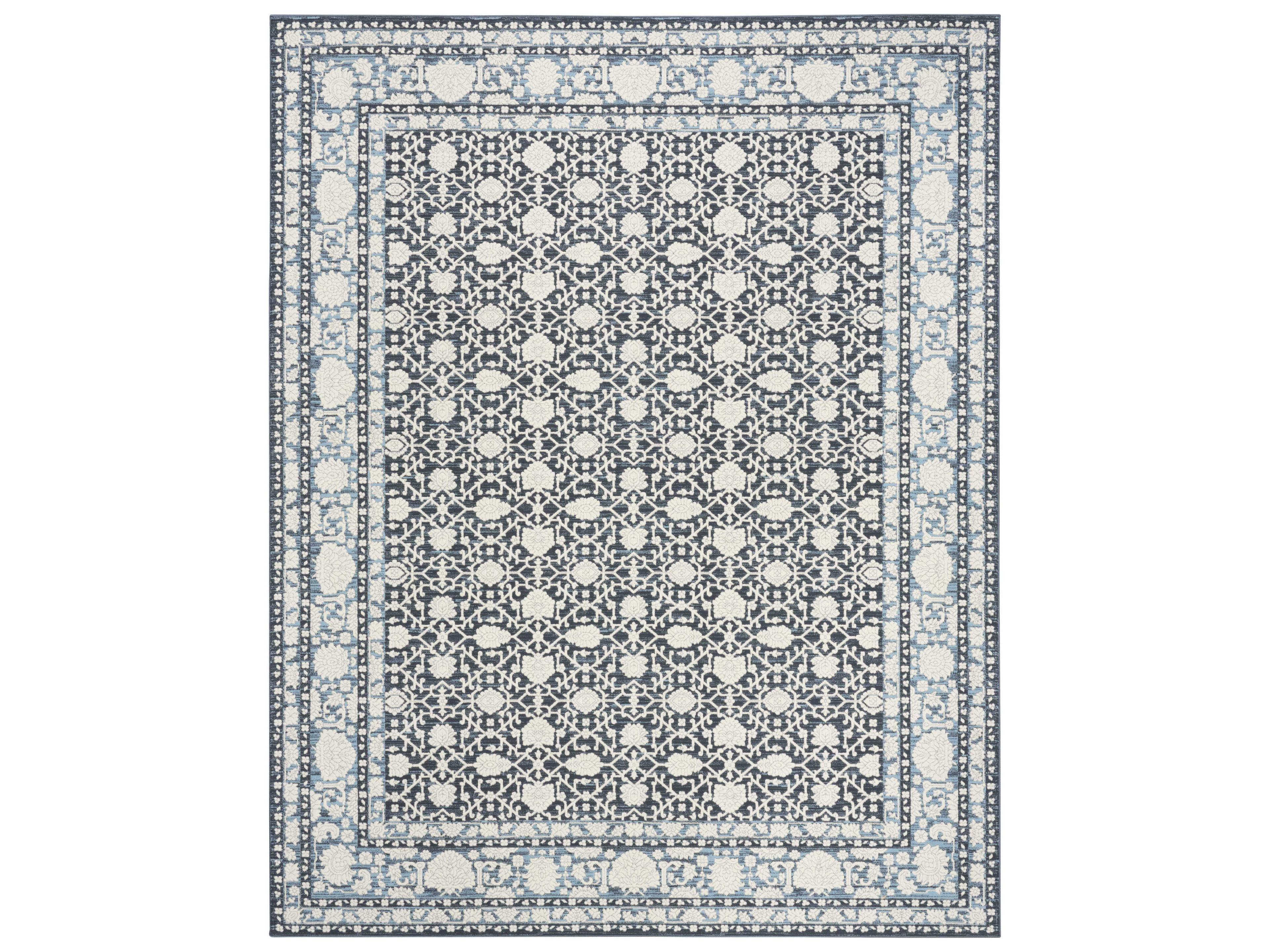 Nourison Grace Bordered Area Rug