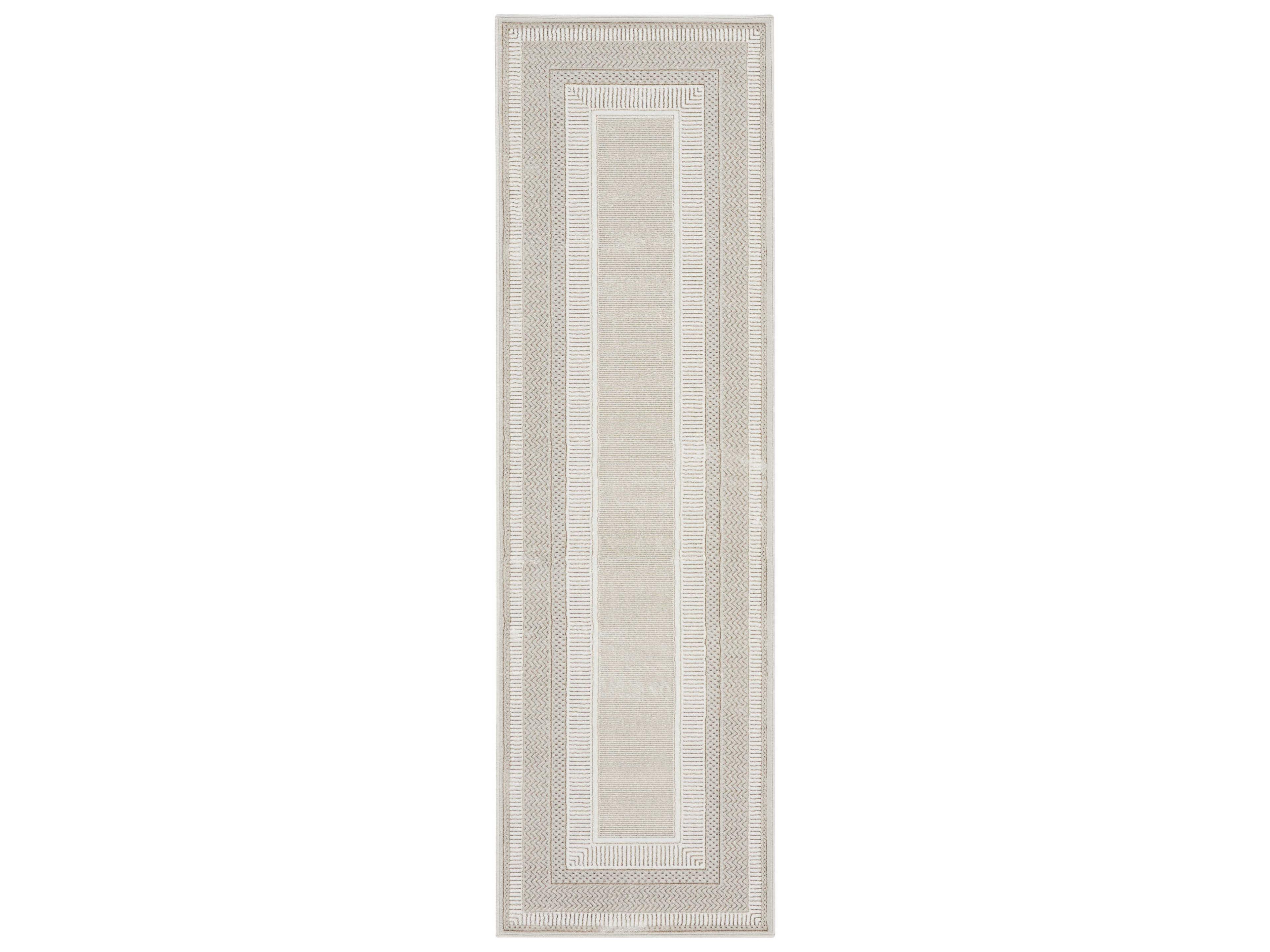 Nourison Glitz Bordered Runner Area Rug