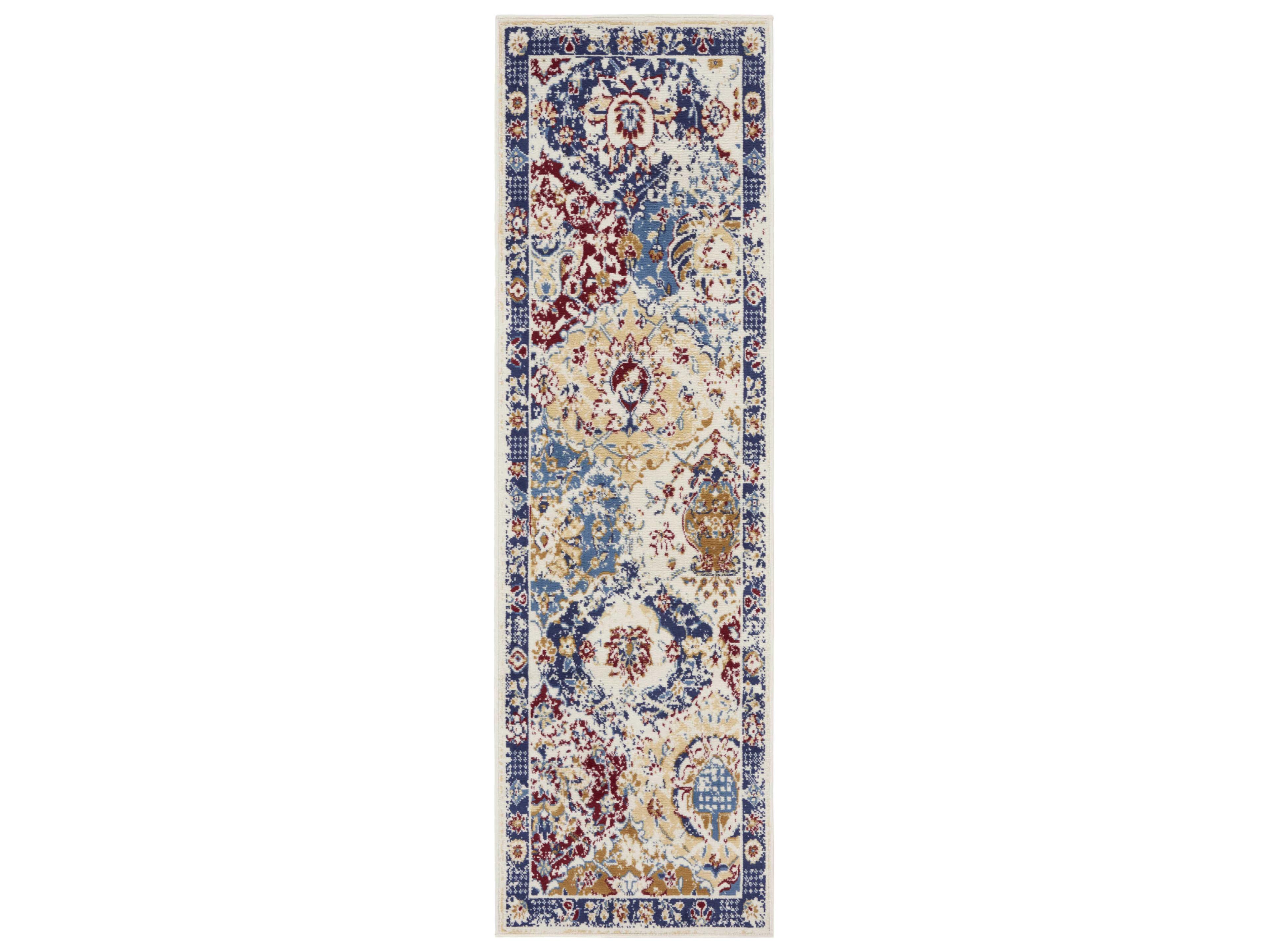 Nourison Grafix Bordered Runner Area Rug