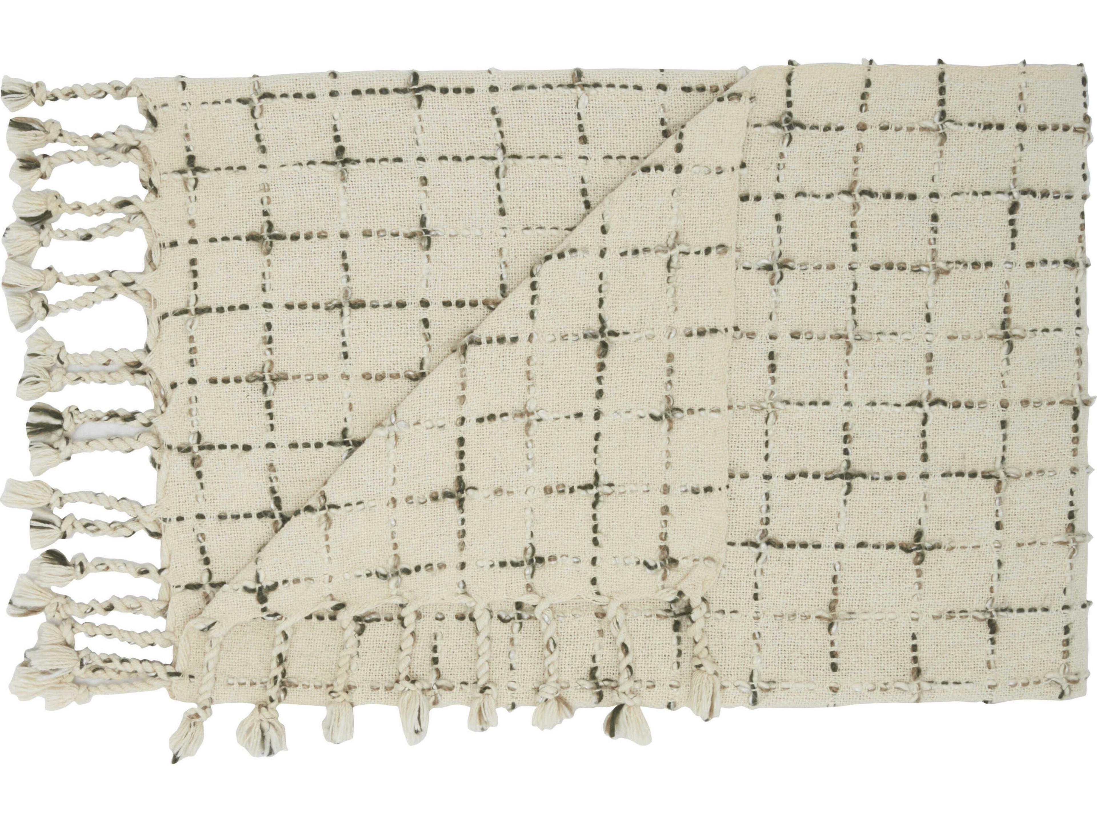 Nourison Life Styles Natural Throw Blanket