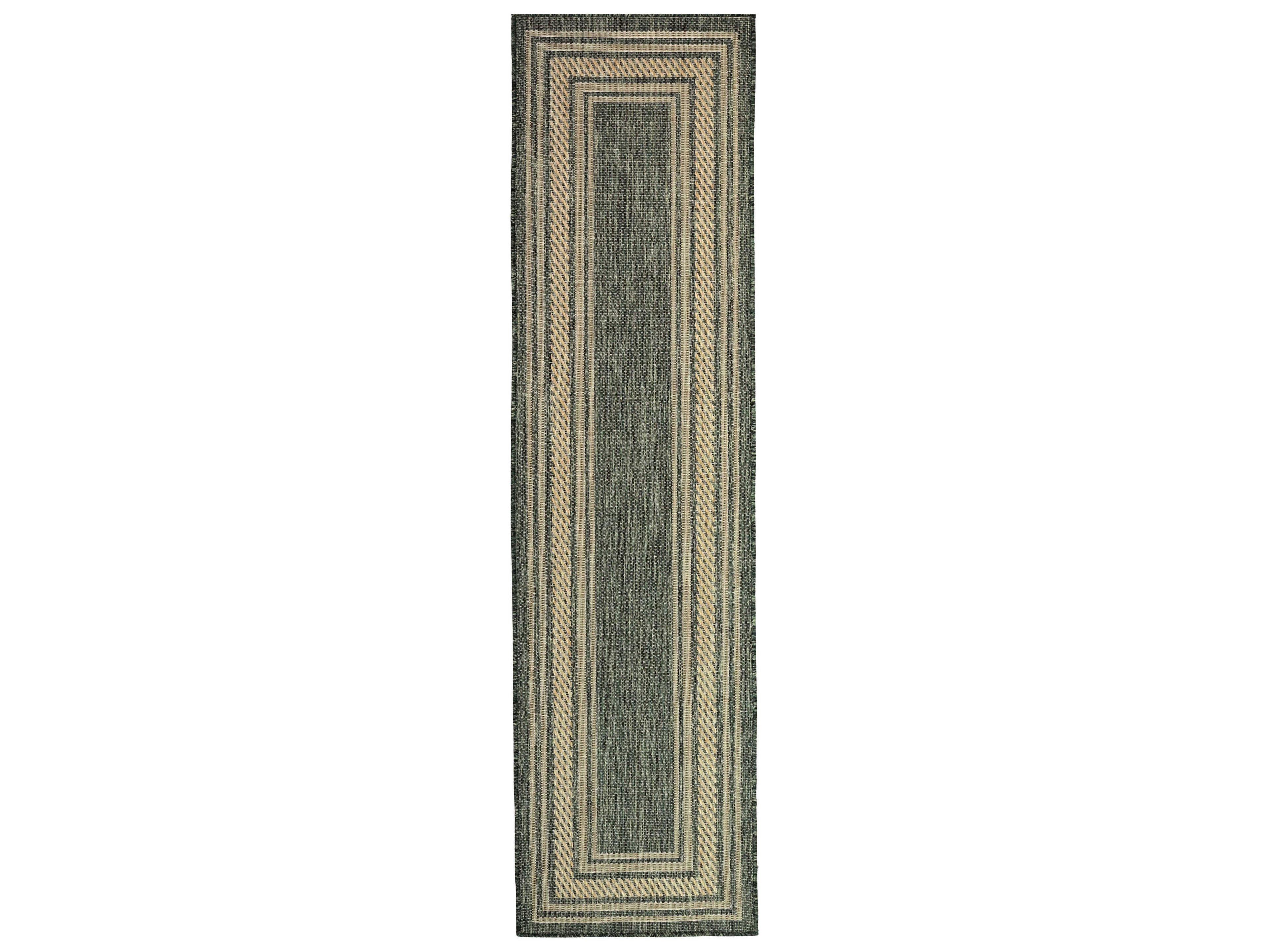 Nourison Horizon Bordered Runner Area Rug