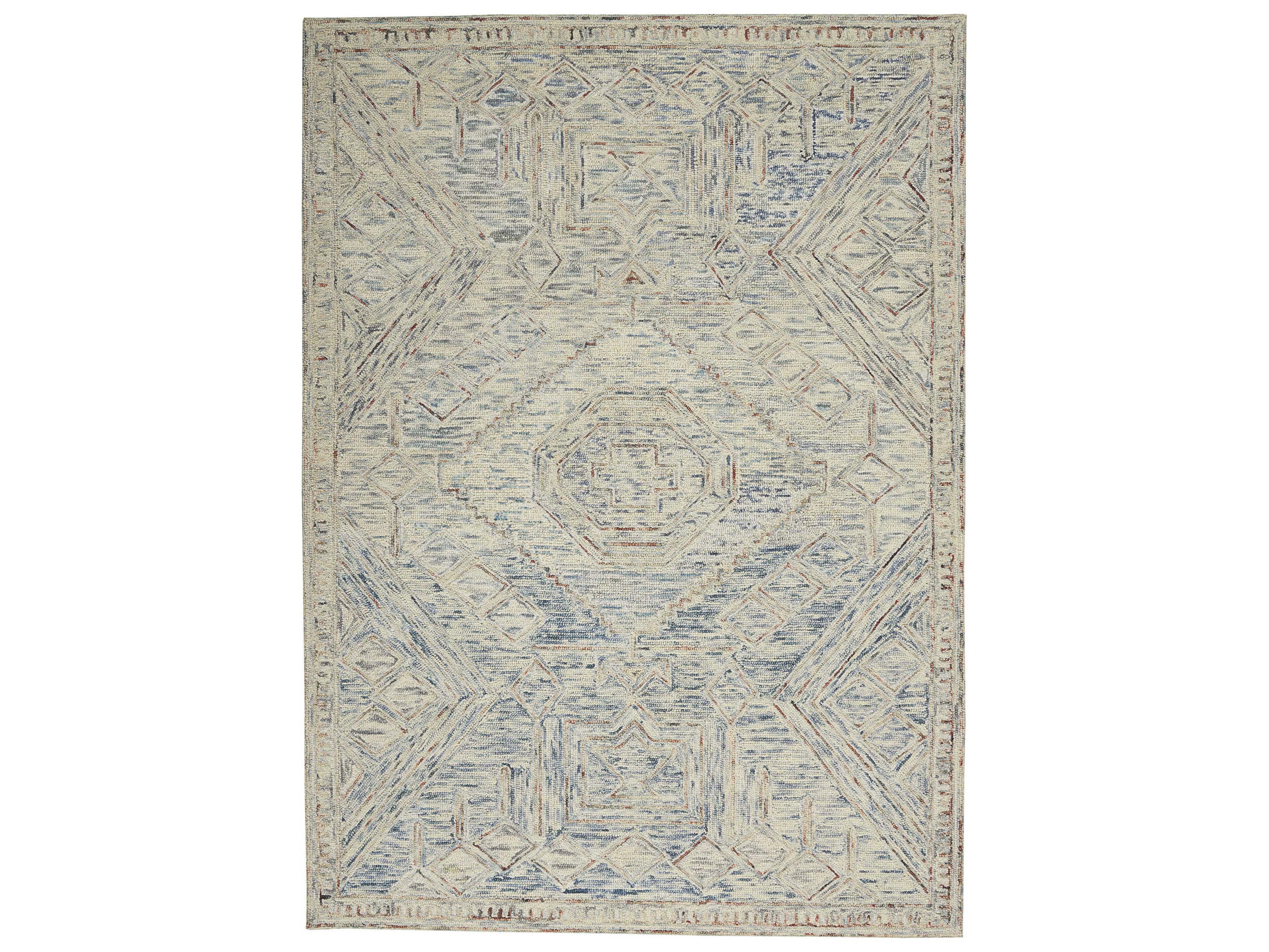 Nourison Interlock Bordered Area Rug