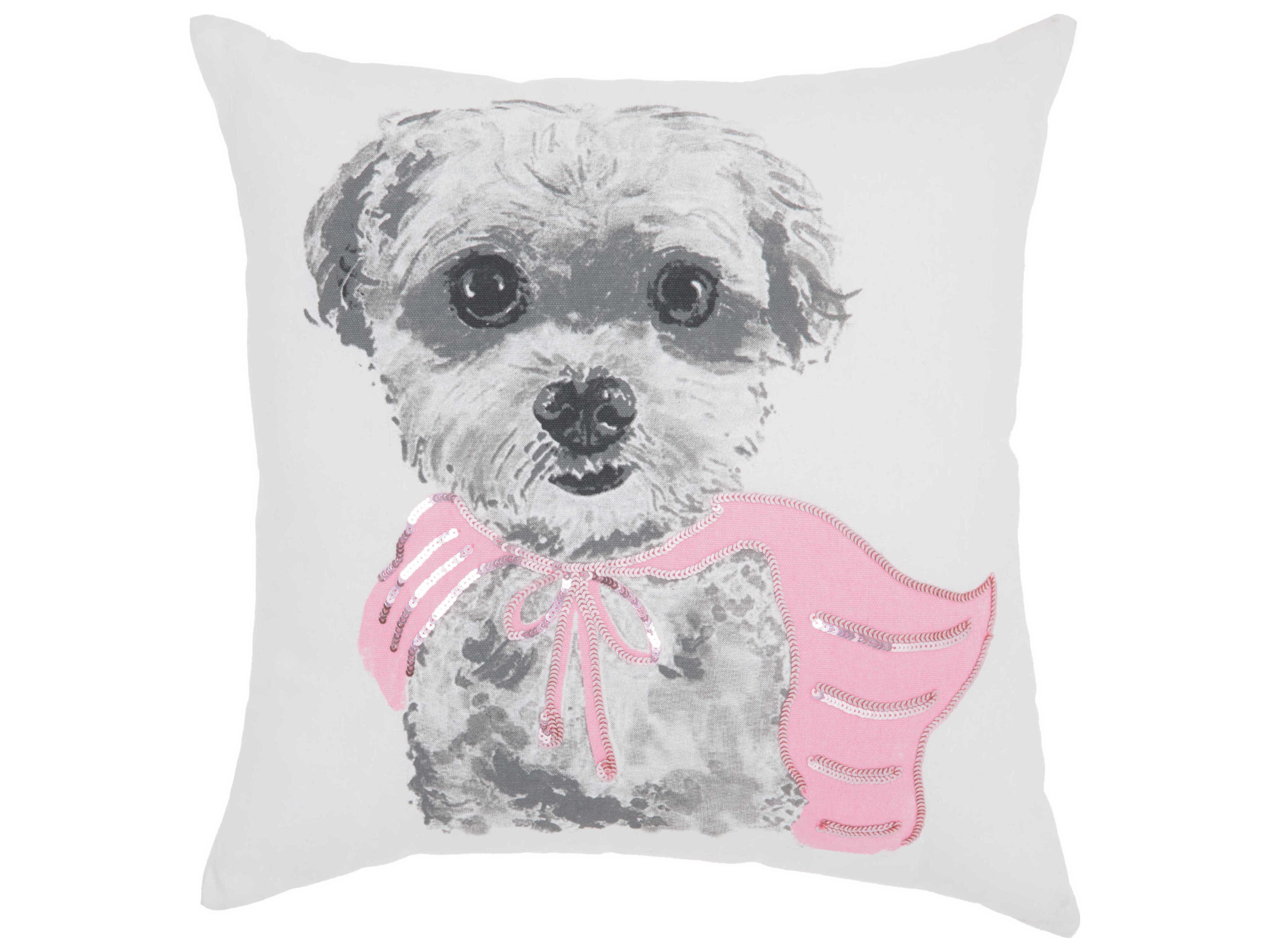 Nourison Luminescence White 18" x 18" Pillow