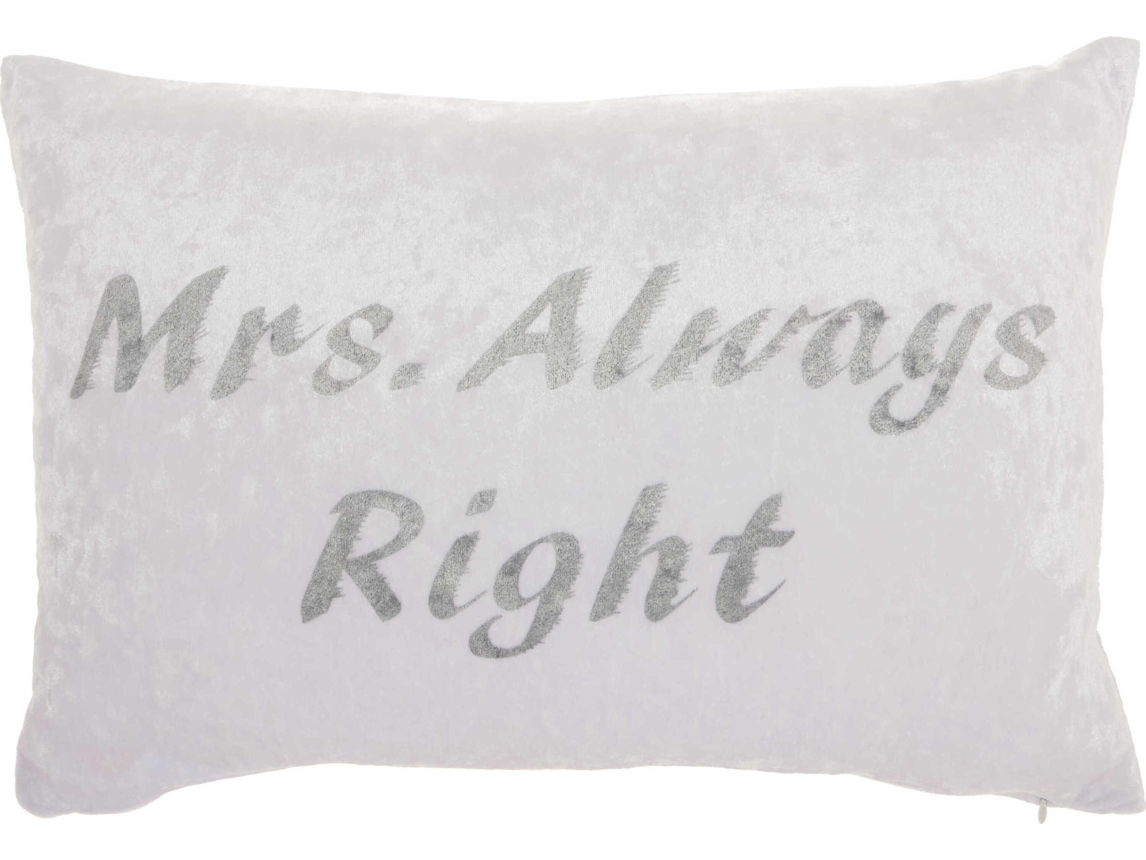 Nourison Luminescence Ivory 12" x 18" Pillow