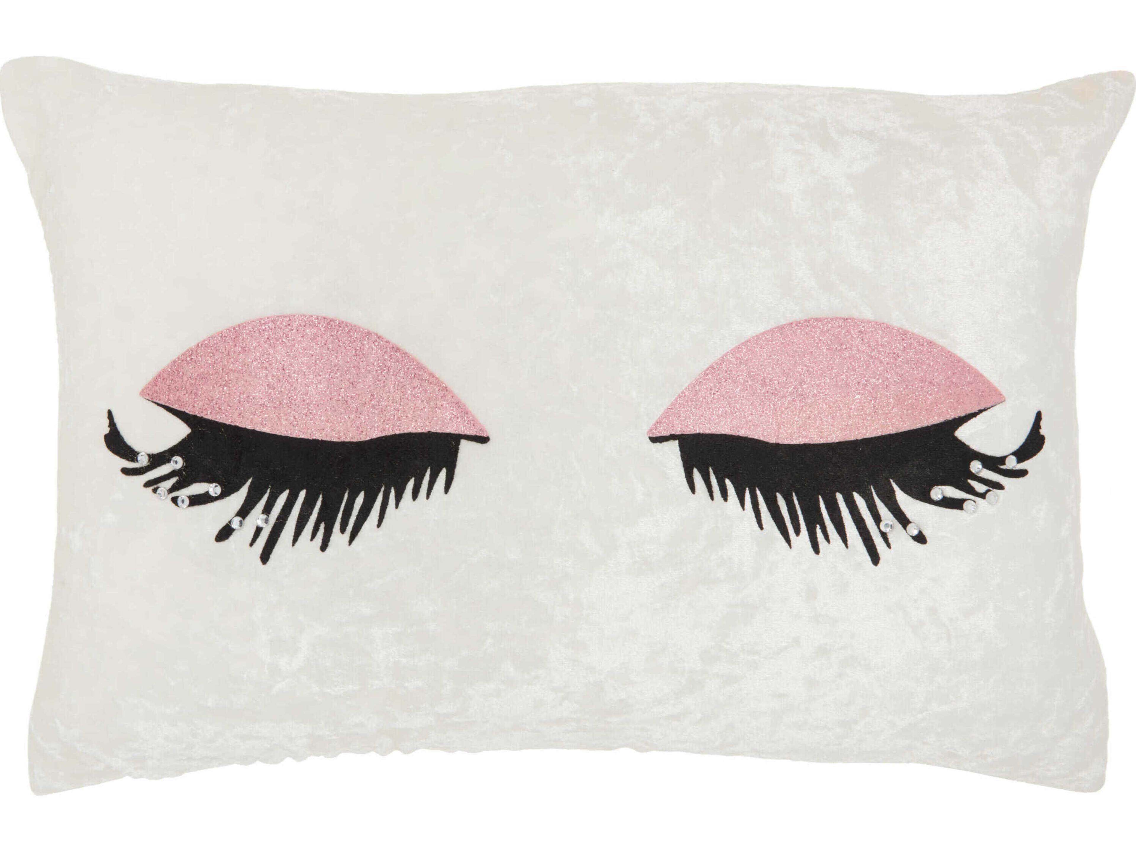 Nourison Luminescence Rose Gold 12" x 18" Pillow