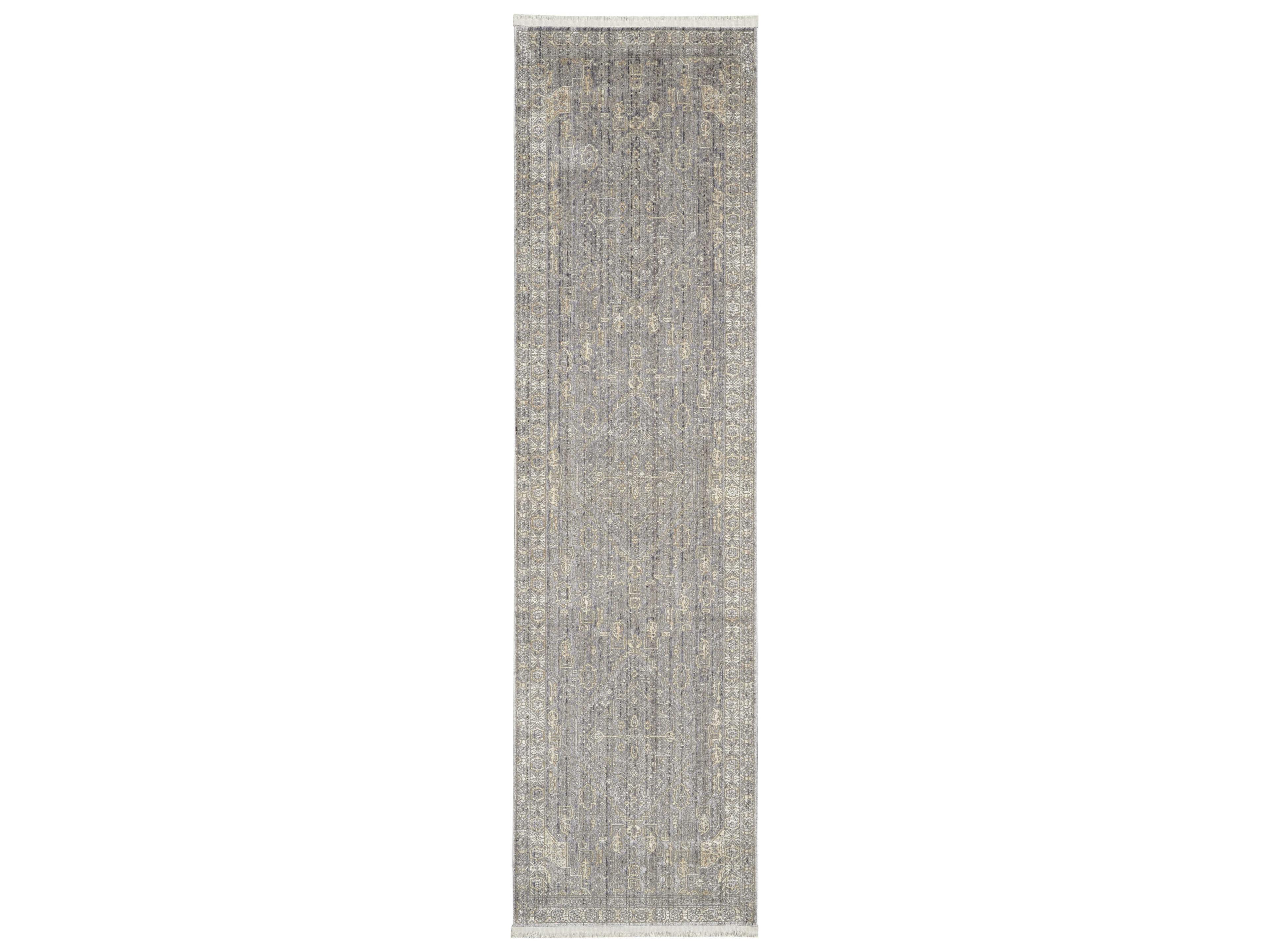 Nourison Lustrous Weave Bordered Runner Area Rug