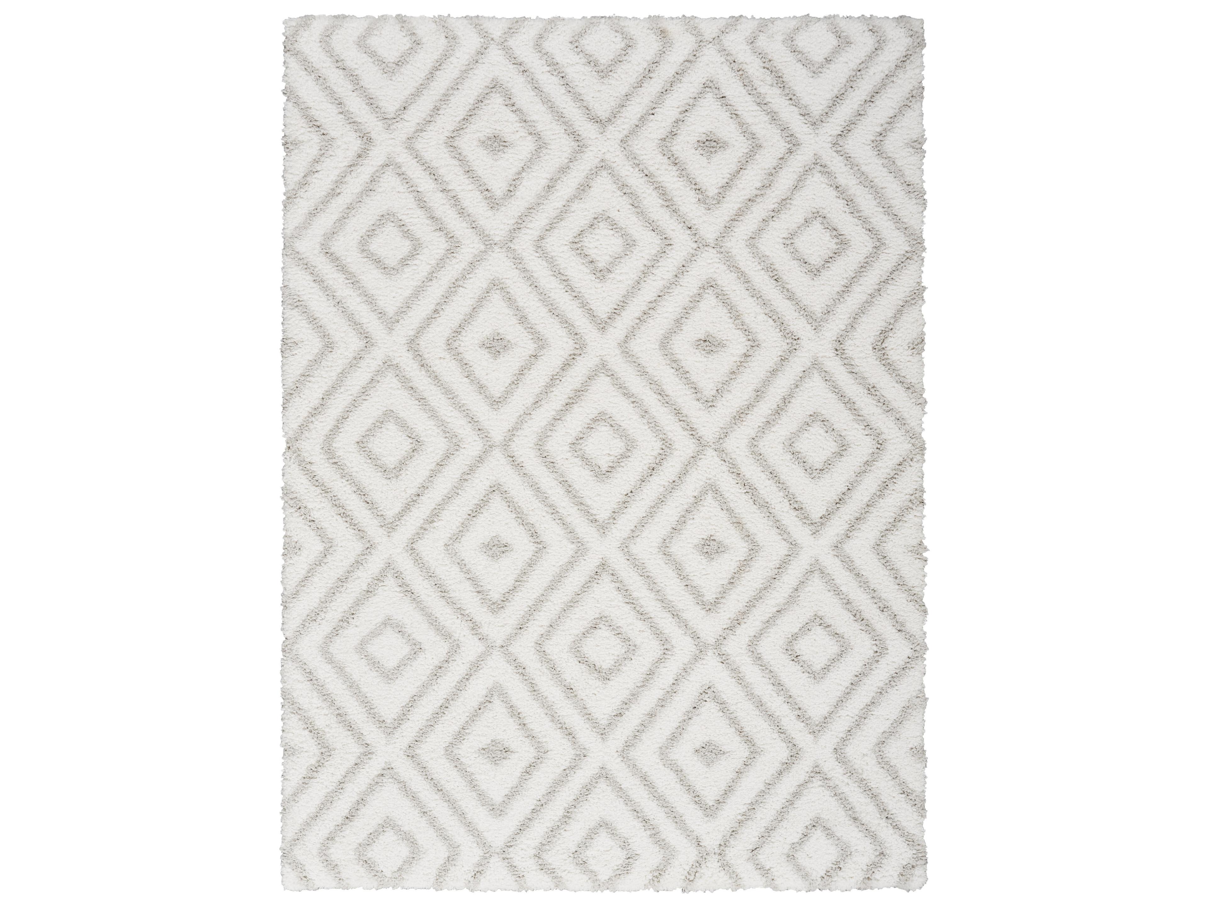 Nourison Modern Shag Geometric Area Rug