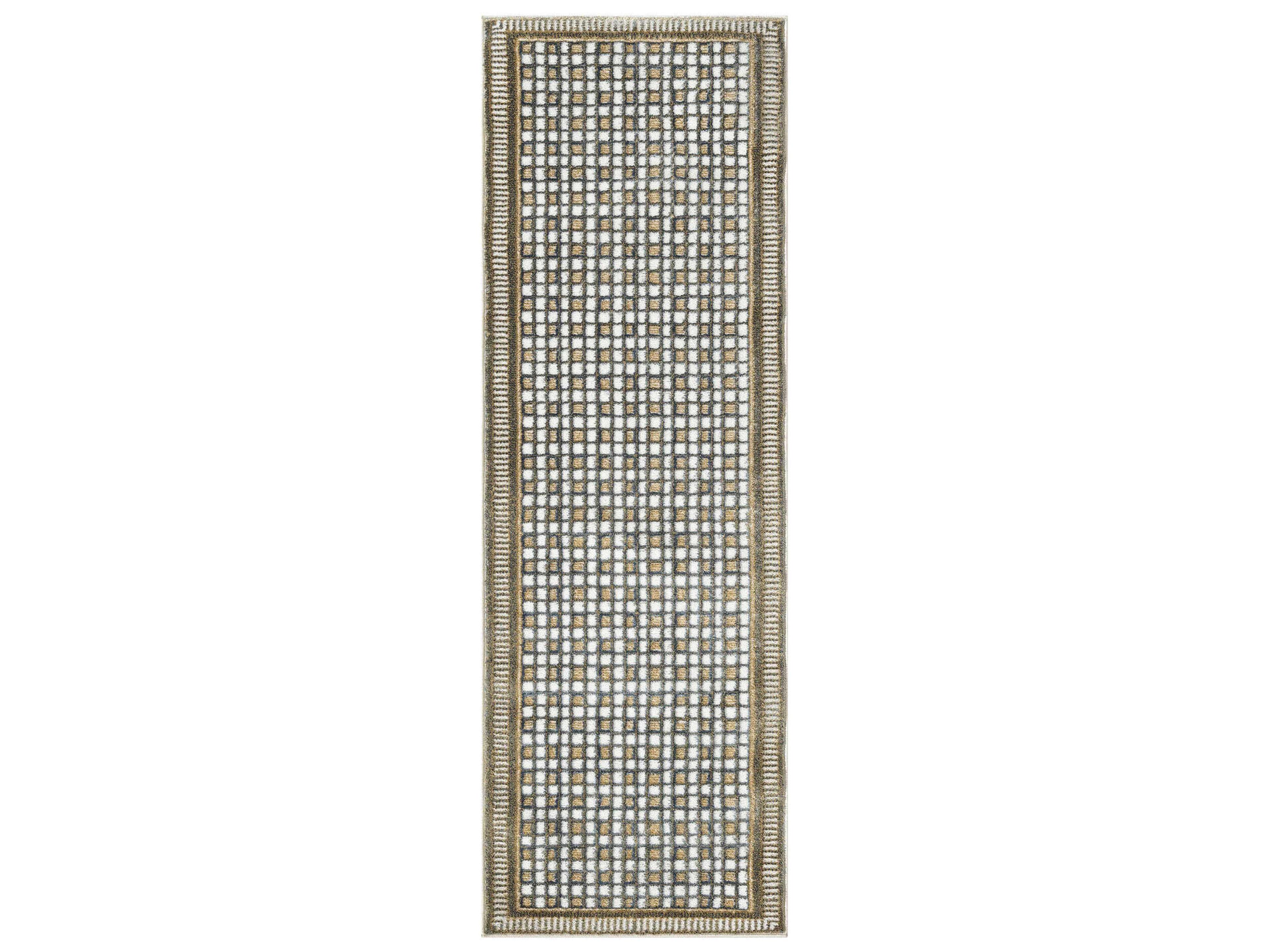 Nourison Nordic Geometric Runner Area Rug