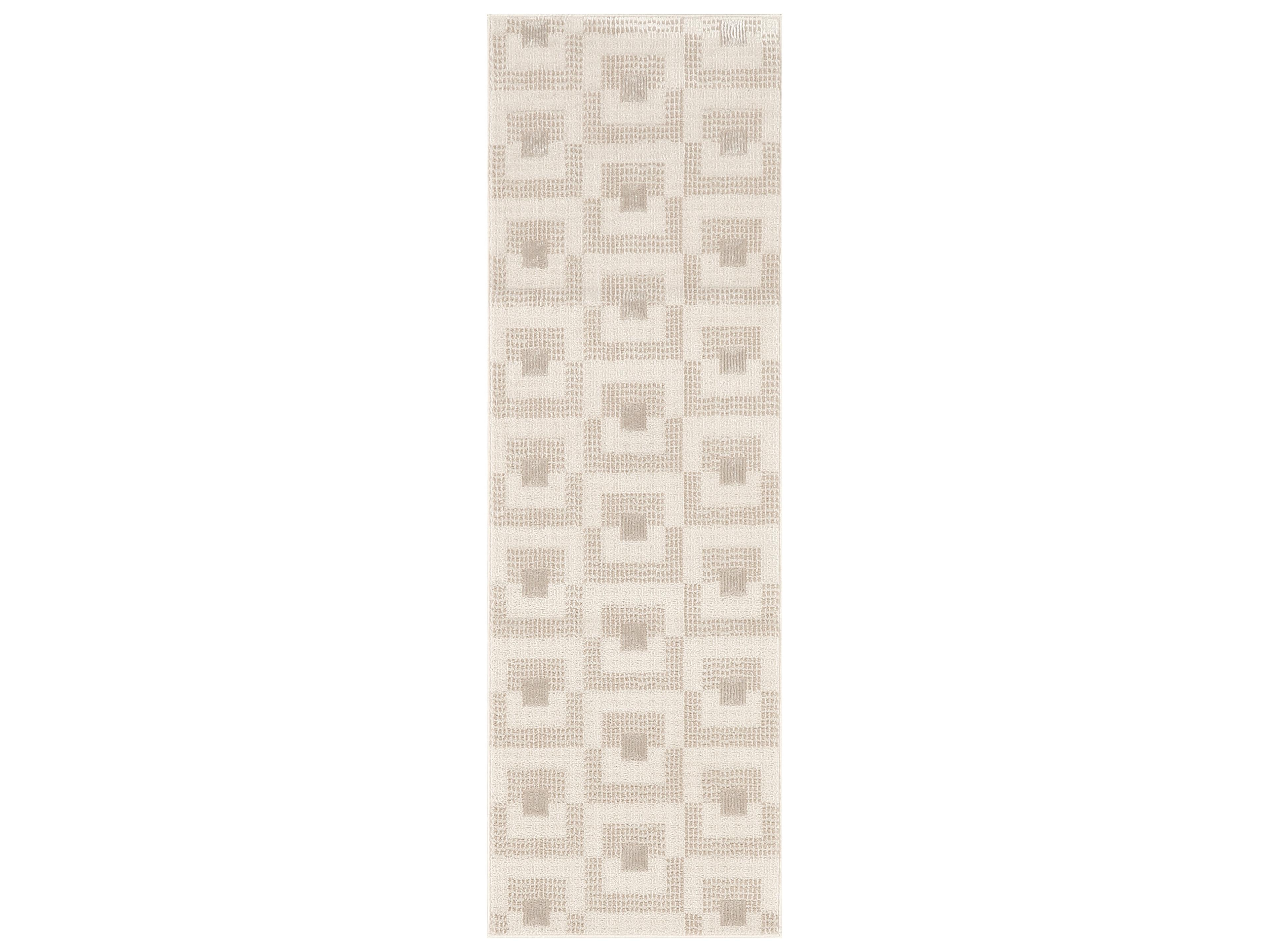 Nourison Nordic Geometric Runner Area Rug