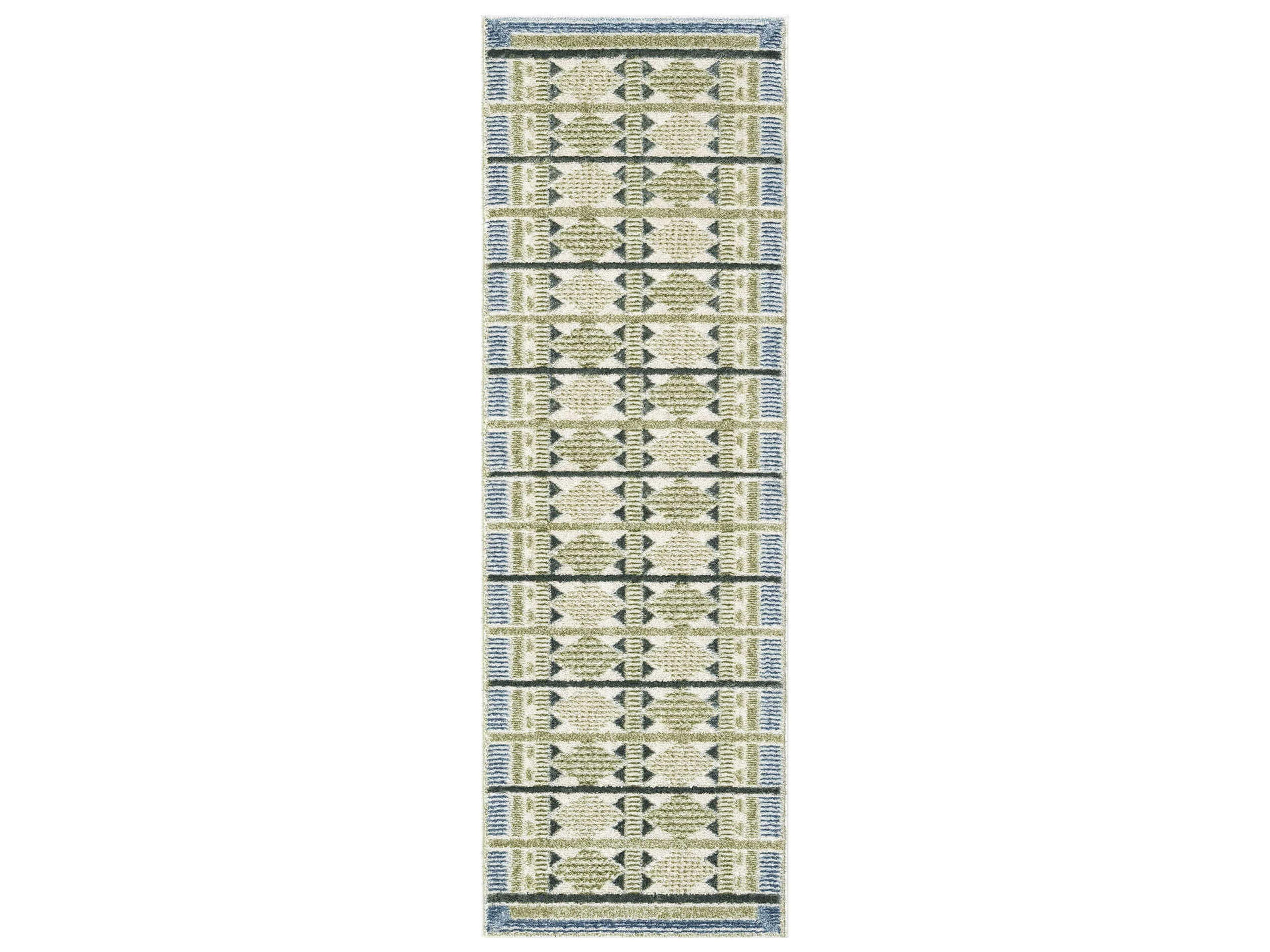 Nourison Nordic Geometric Runner Area Rug