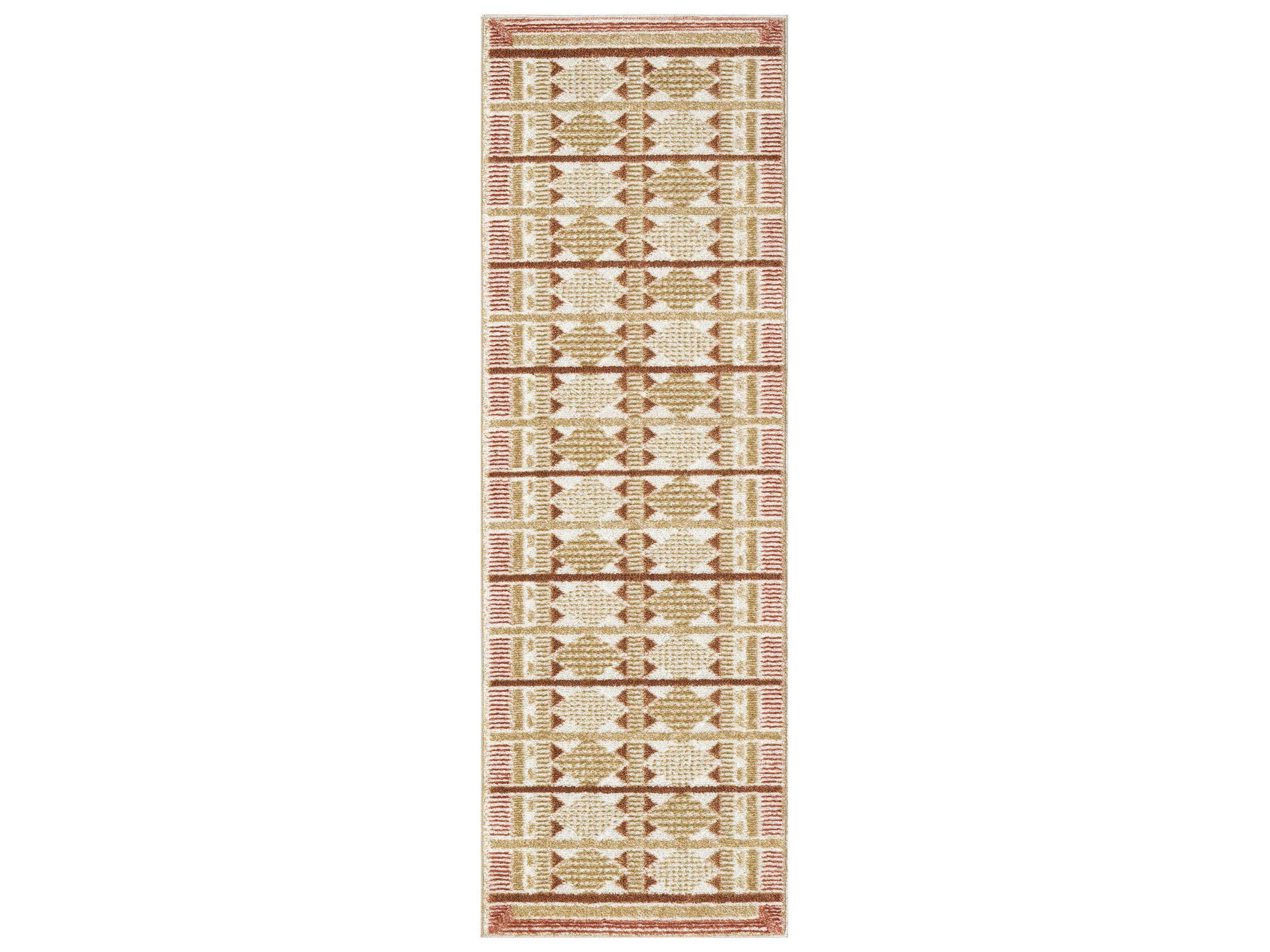Nourison Nordic Geometric Runner Area Rug