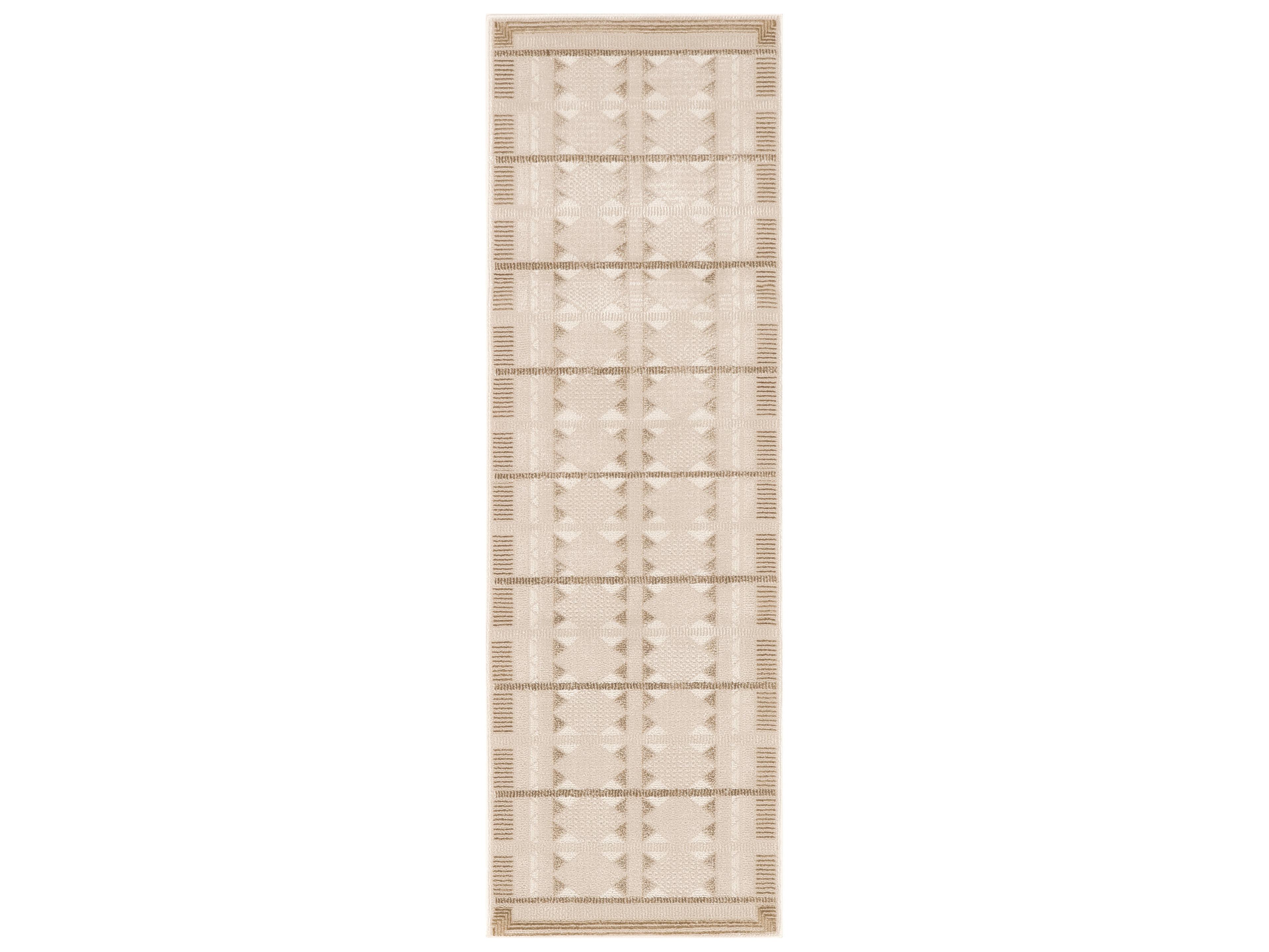 Nourison Nordic Geometric Runner Area Rug