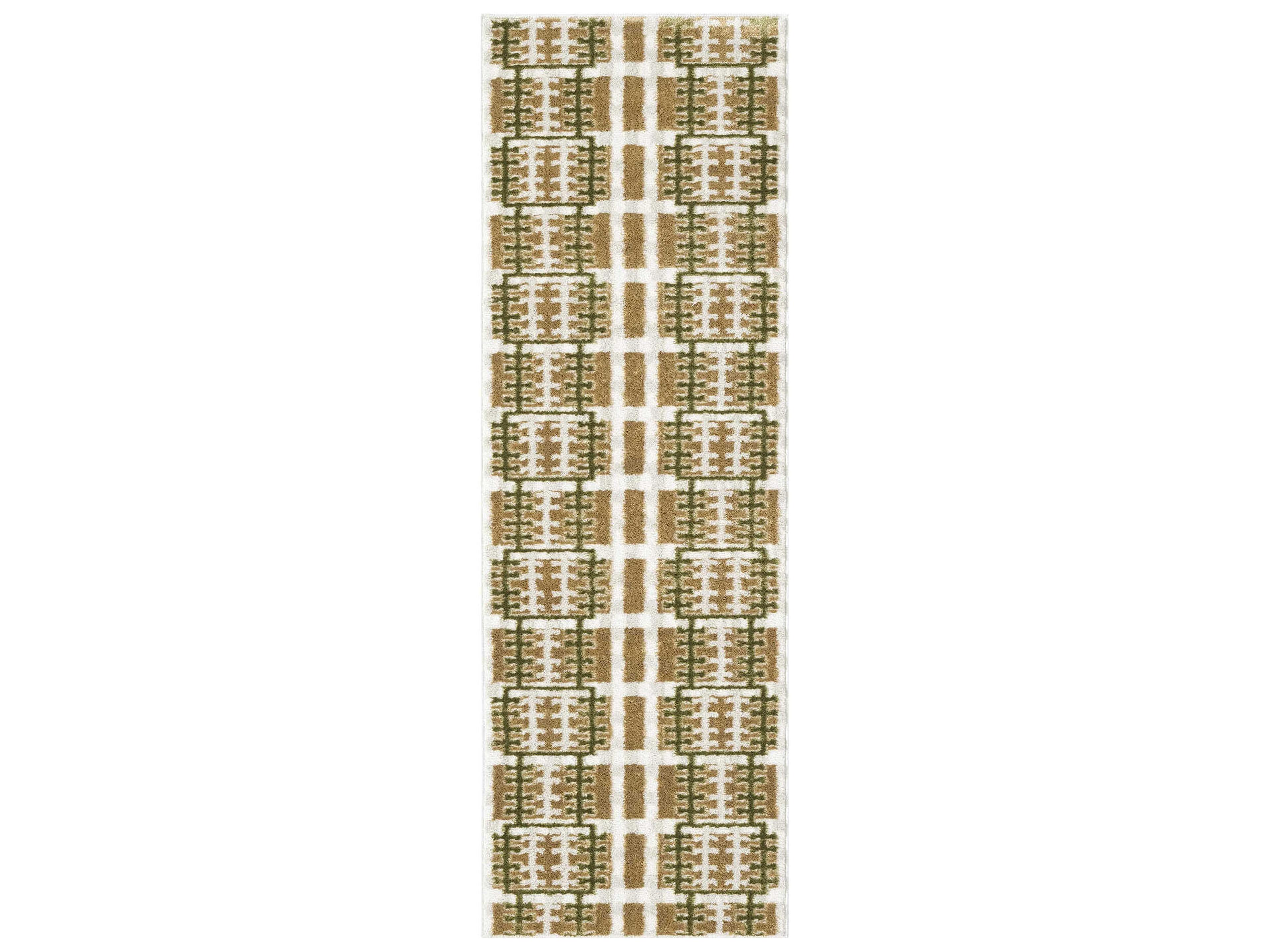 Nourison Nordic Geometric Runner Area Rug