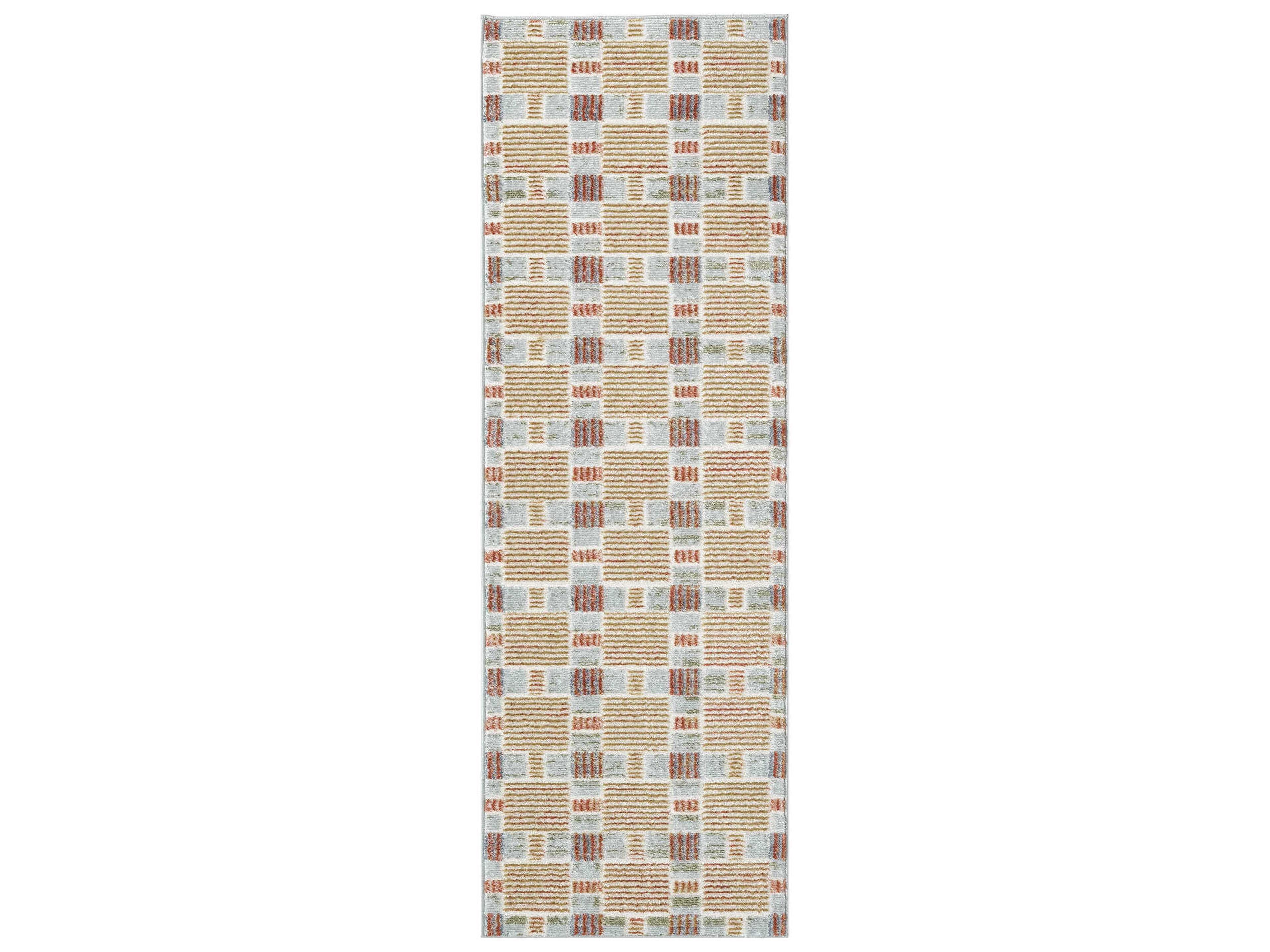 Nourison Nordic Geometric Runner Area Rug