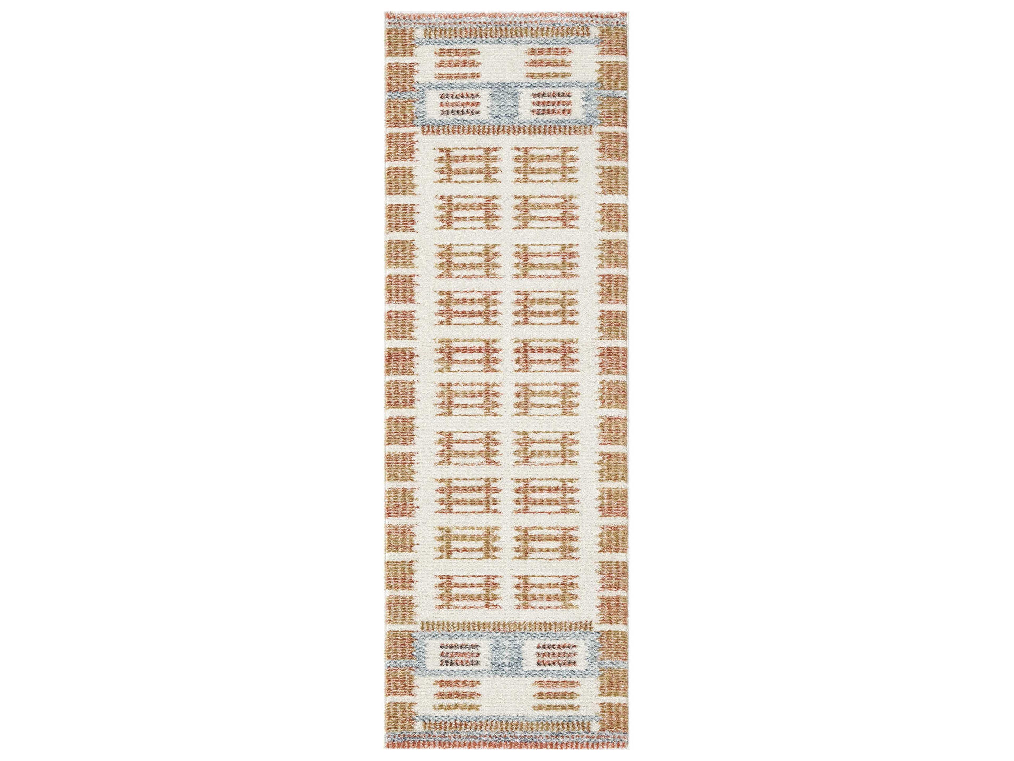 Nourison Nordic Geometric Runner Area Rug