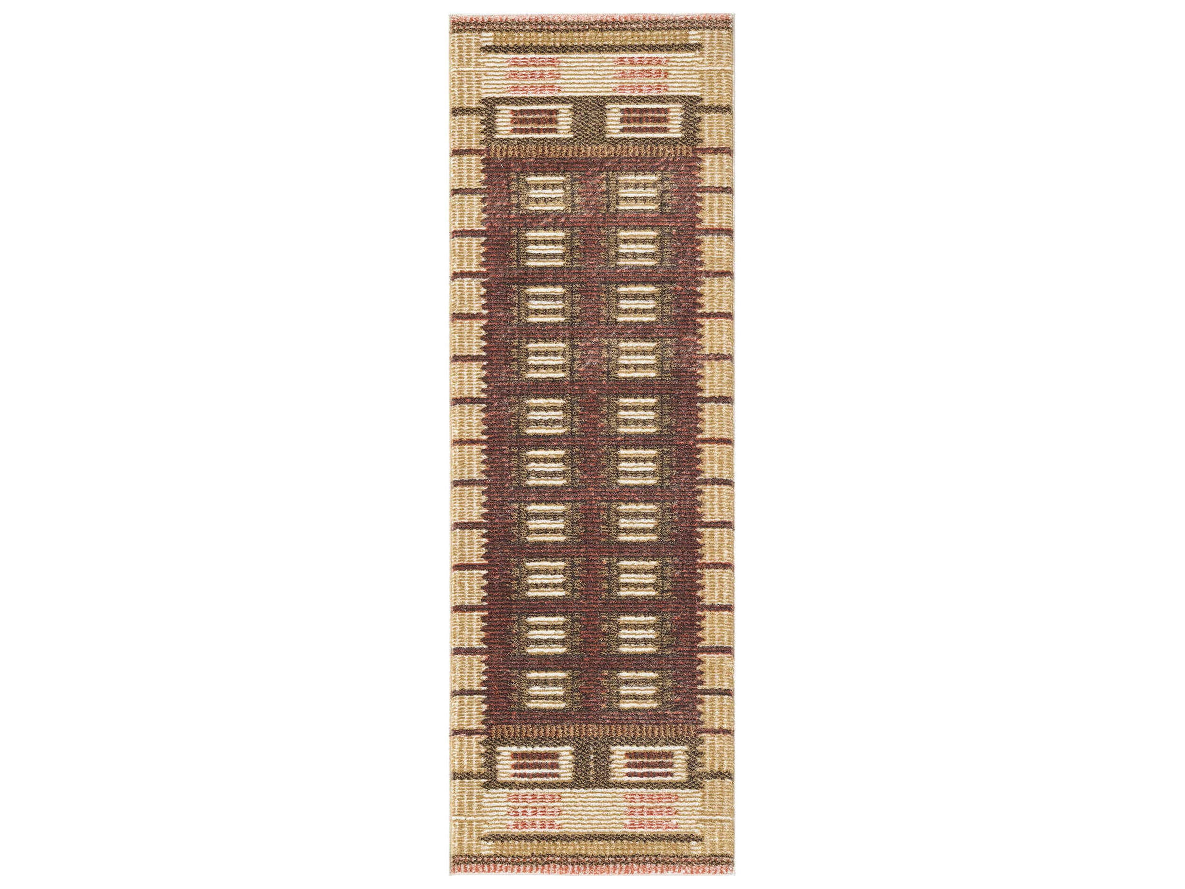 Nourison Nordic Geometric Runner Area Rug