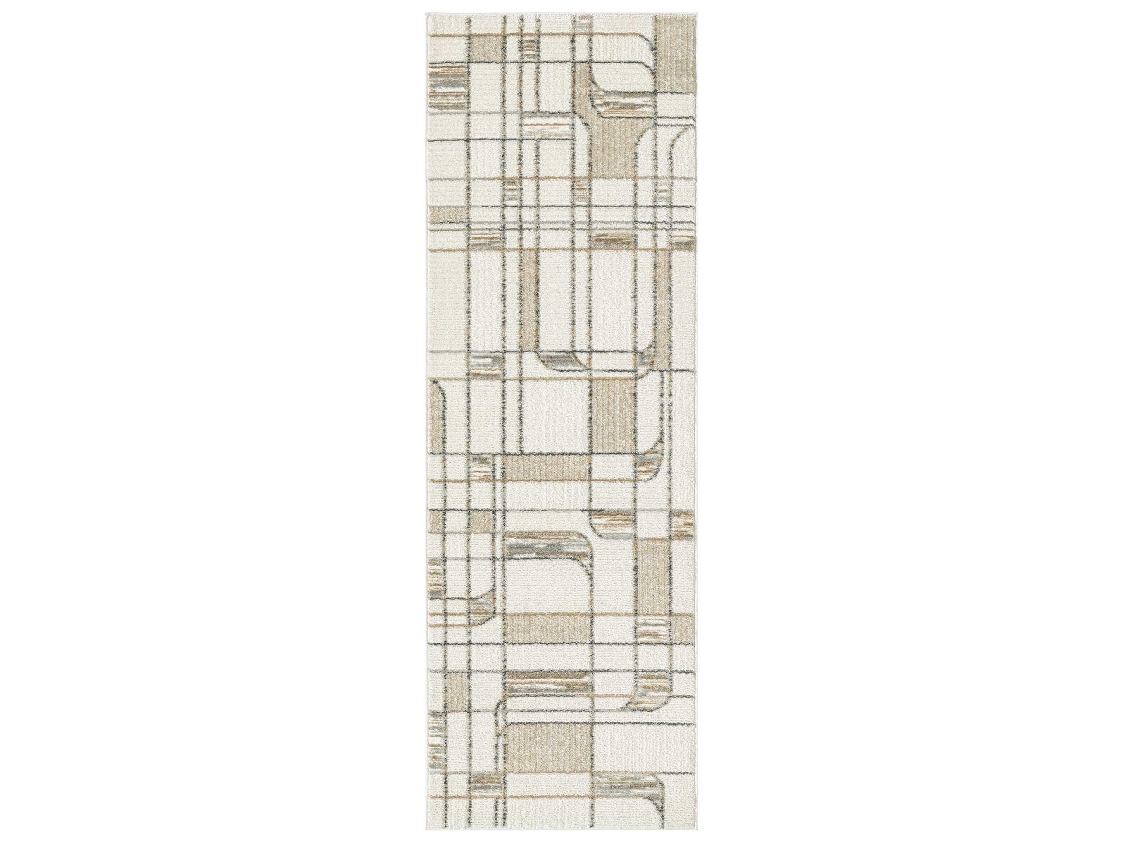 Nourison Nordic Geometric Runner Area Rug