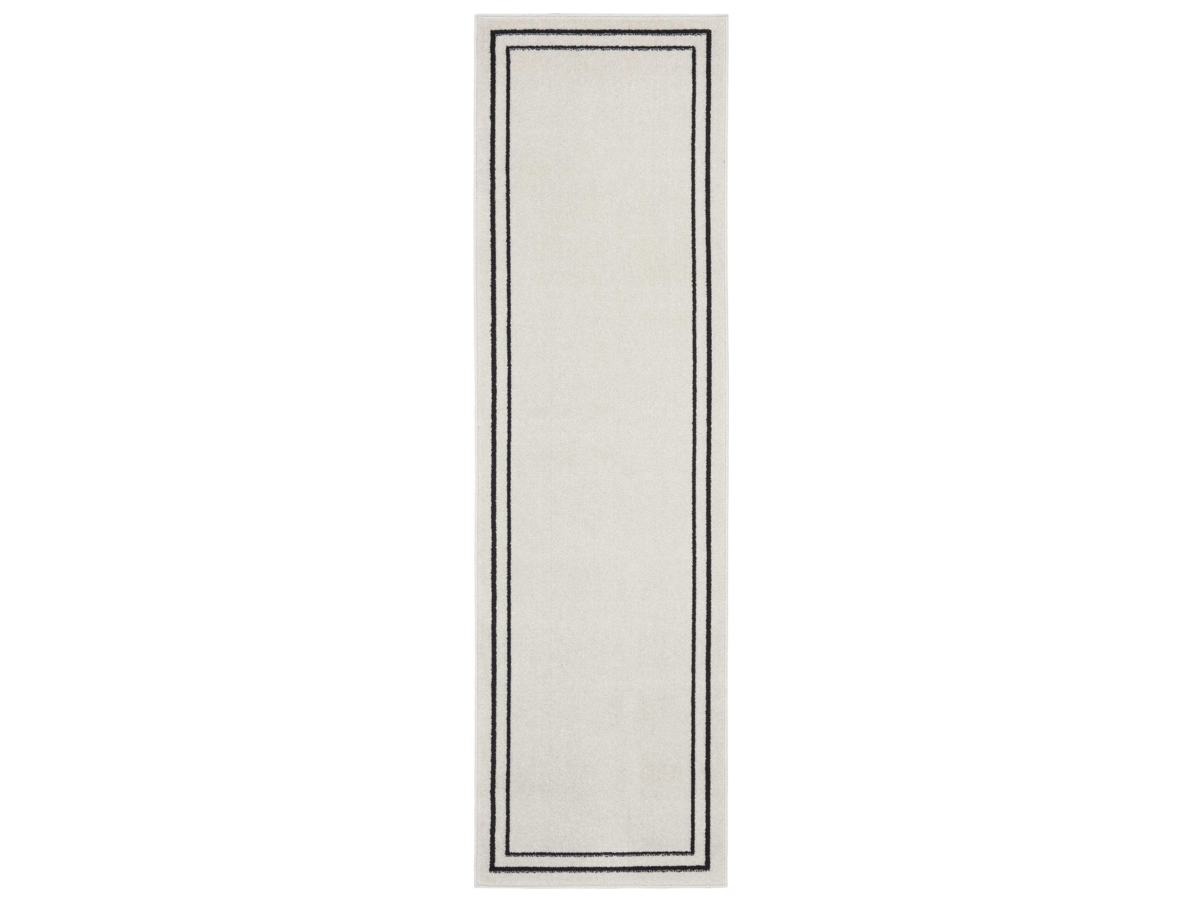 Nourison Essentials Bordered Runner Area Rug