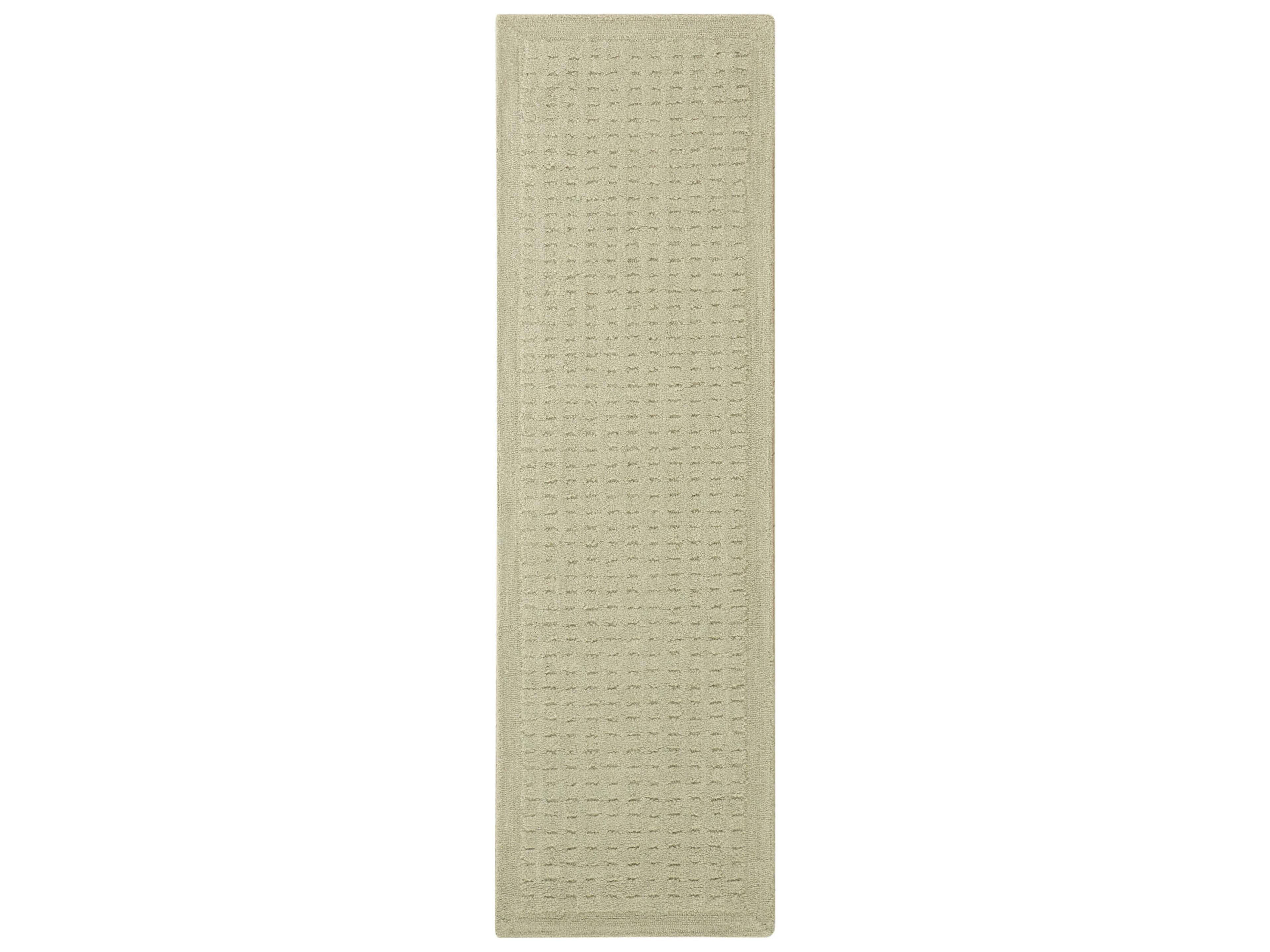 Nourison Pure Grids Bordered Runner Area Rug